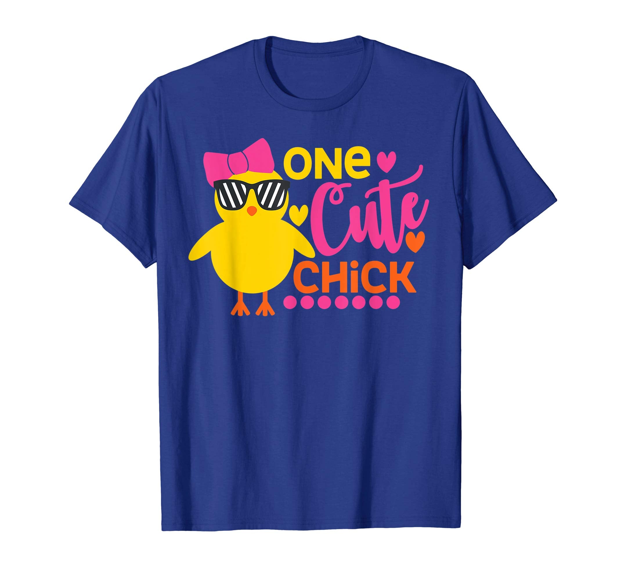 One Cute Chick Egg Hunt Funny Chicken Easter 2019 T-Shirt
