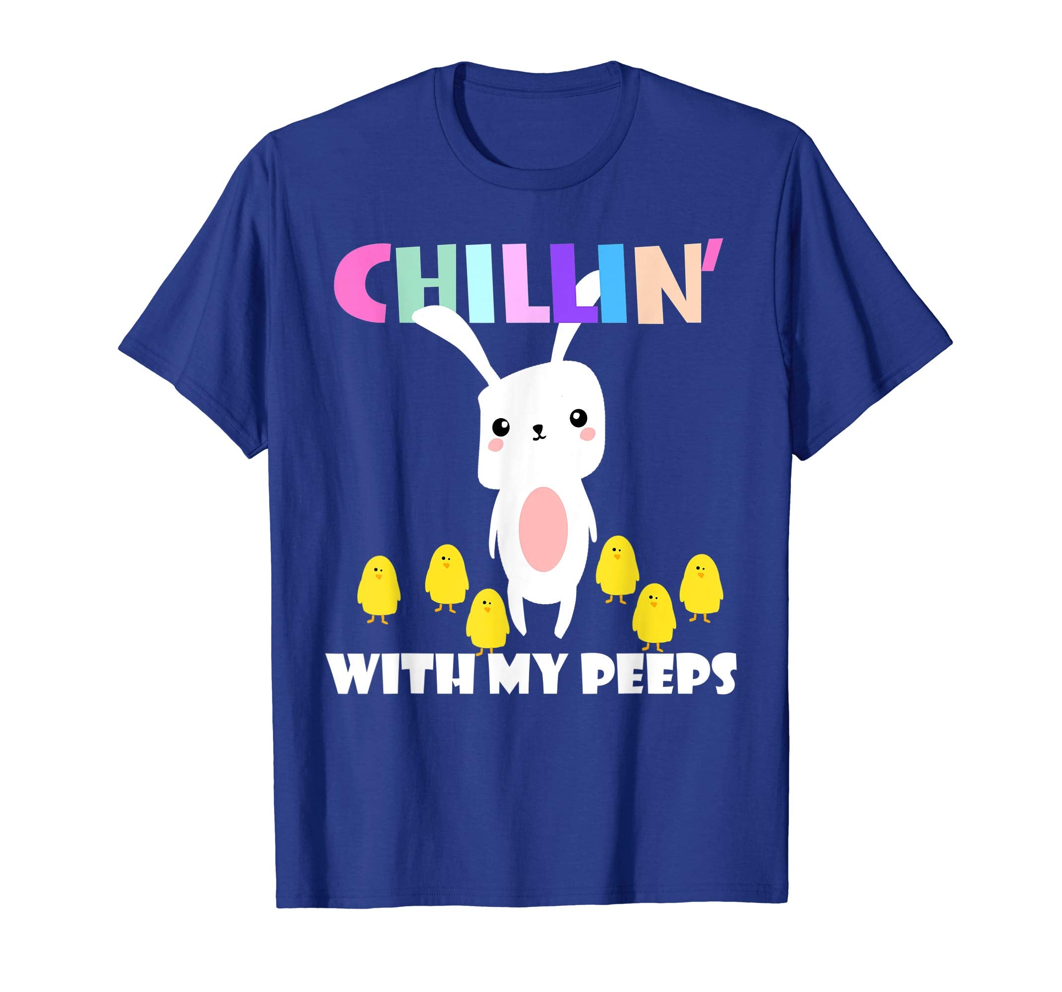 Easter Shirt For Boys Girls Chillin With My Peeps