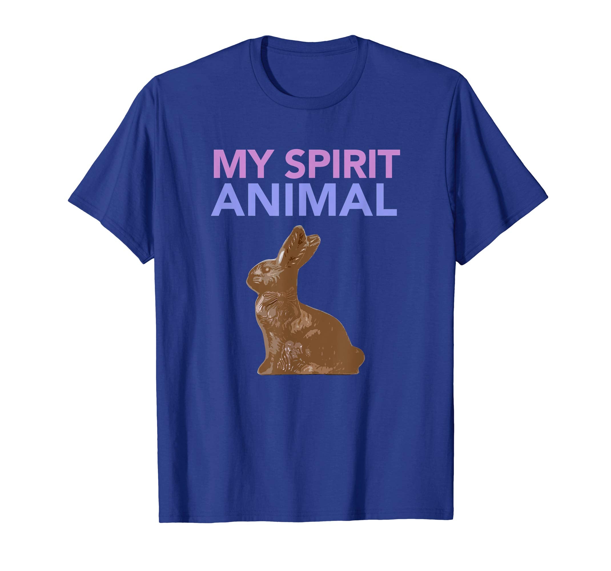 Chocolate Easter Bunny Spirit Animal Funny T-Shirt