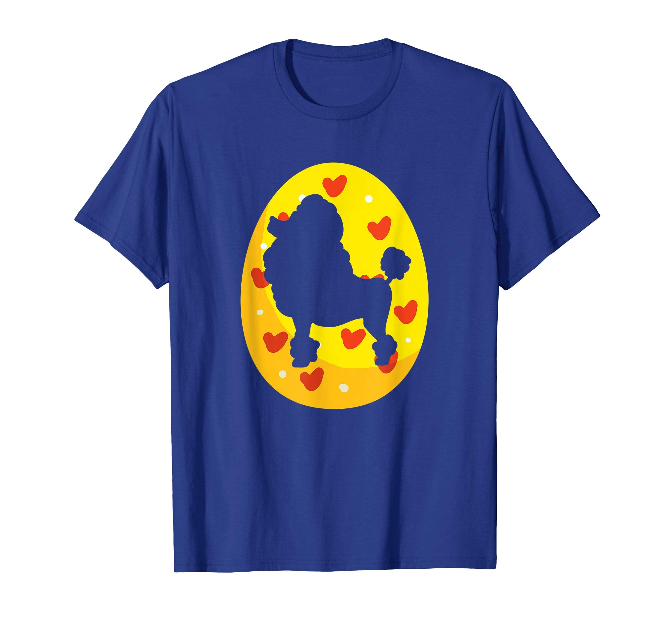 Poodle Easter Bunny Egg T-Shirt Dog Easter Gift