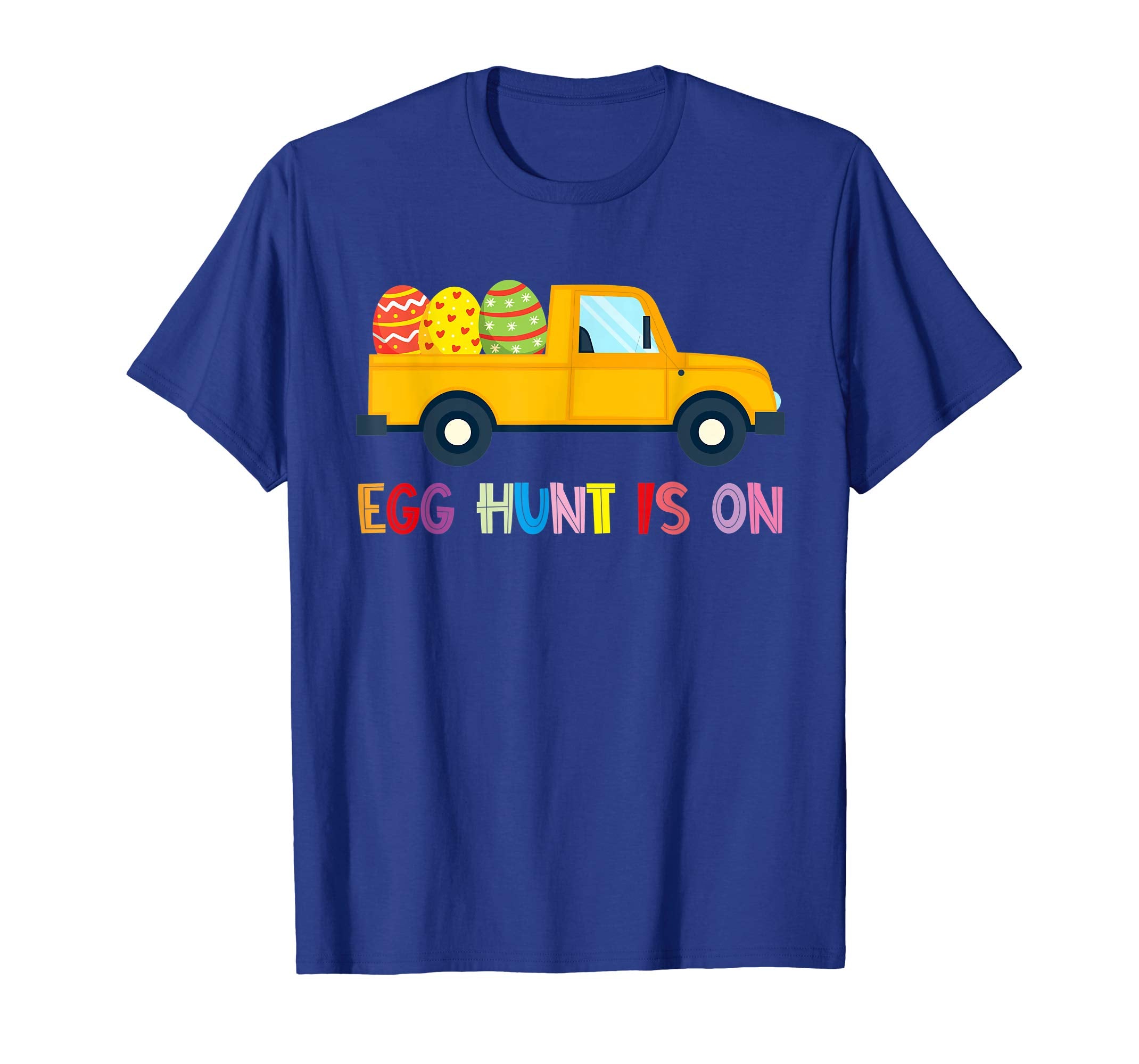 Happy Easter Truck Egg Hunt Is On Kids Boys Girls Shirt Gift