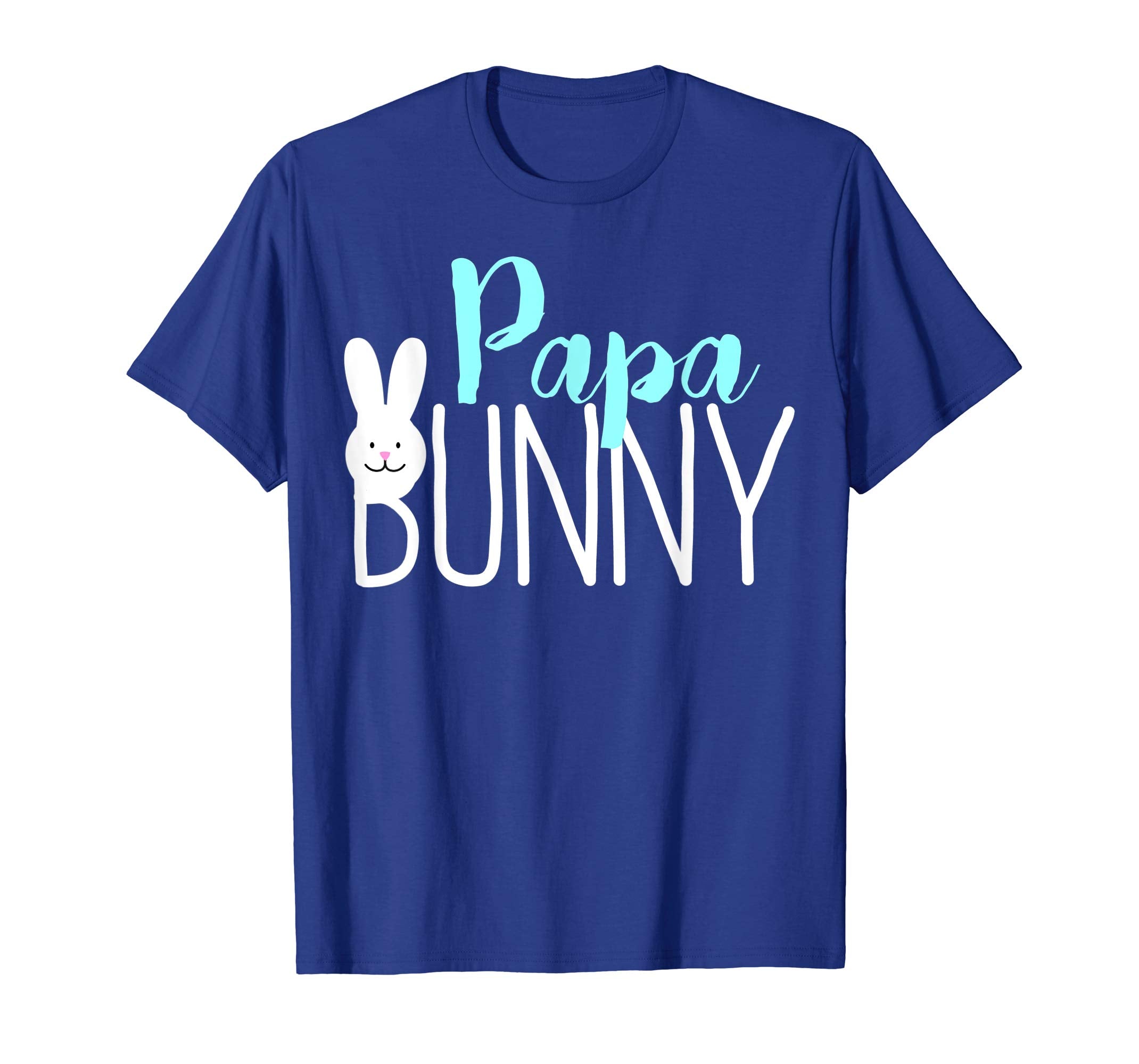 Mens Matching Family Group Easter TShirt Papa Bunny