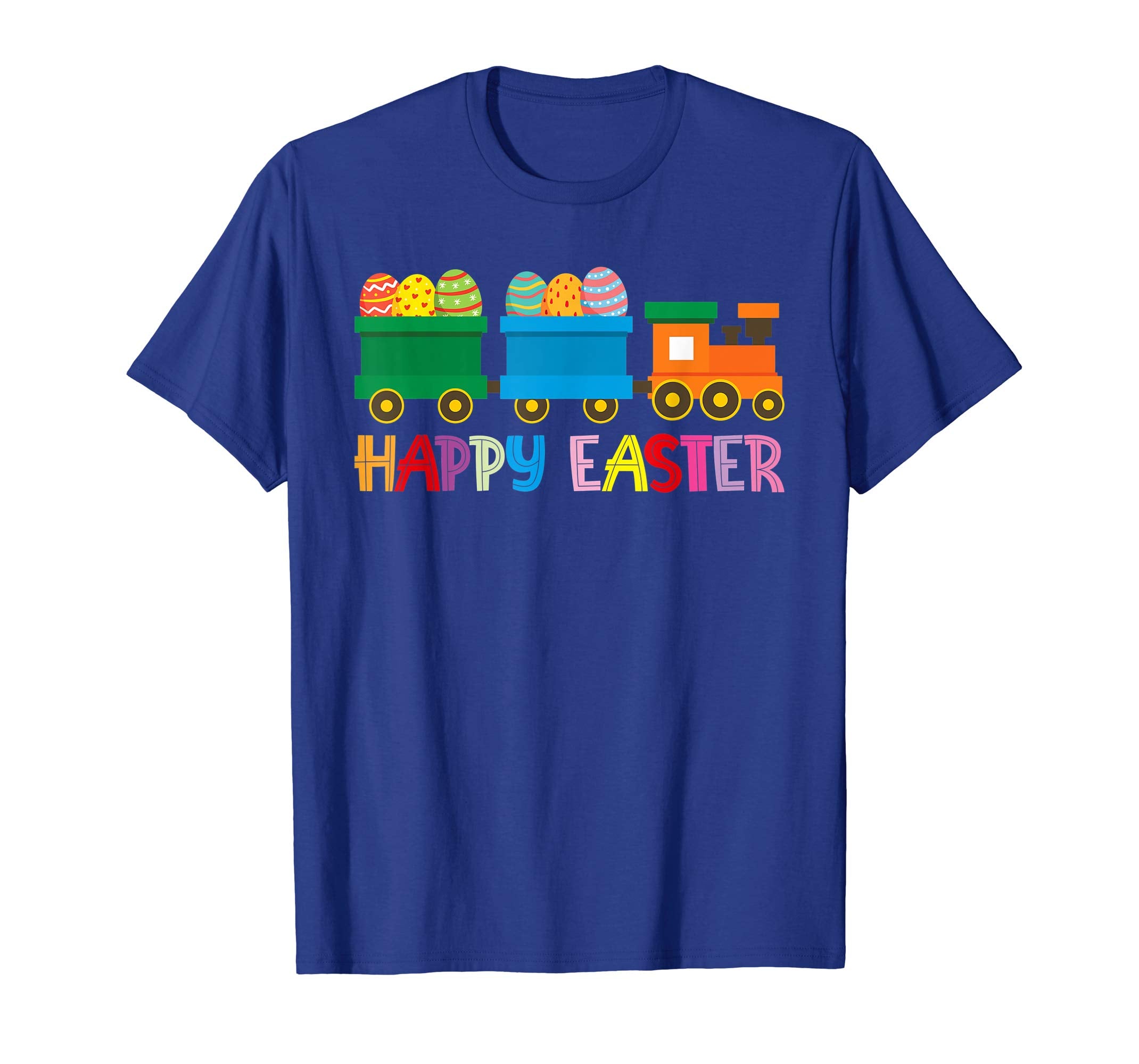 Happy Easter Train Egg Hunt Kid Boys Girls Outfit Gift Shirt
