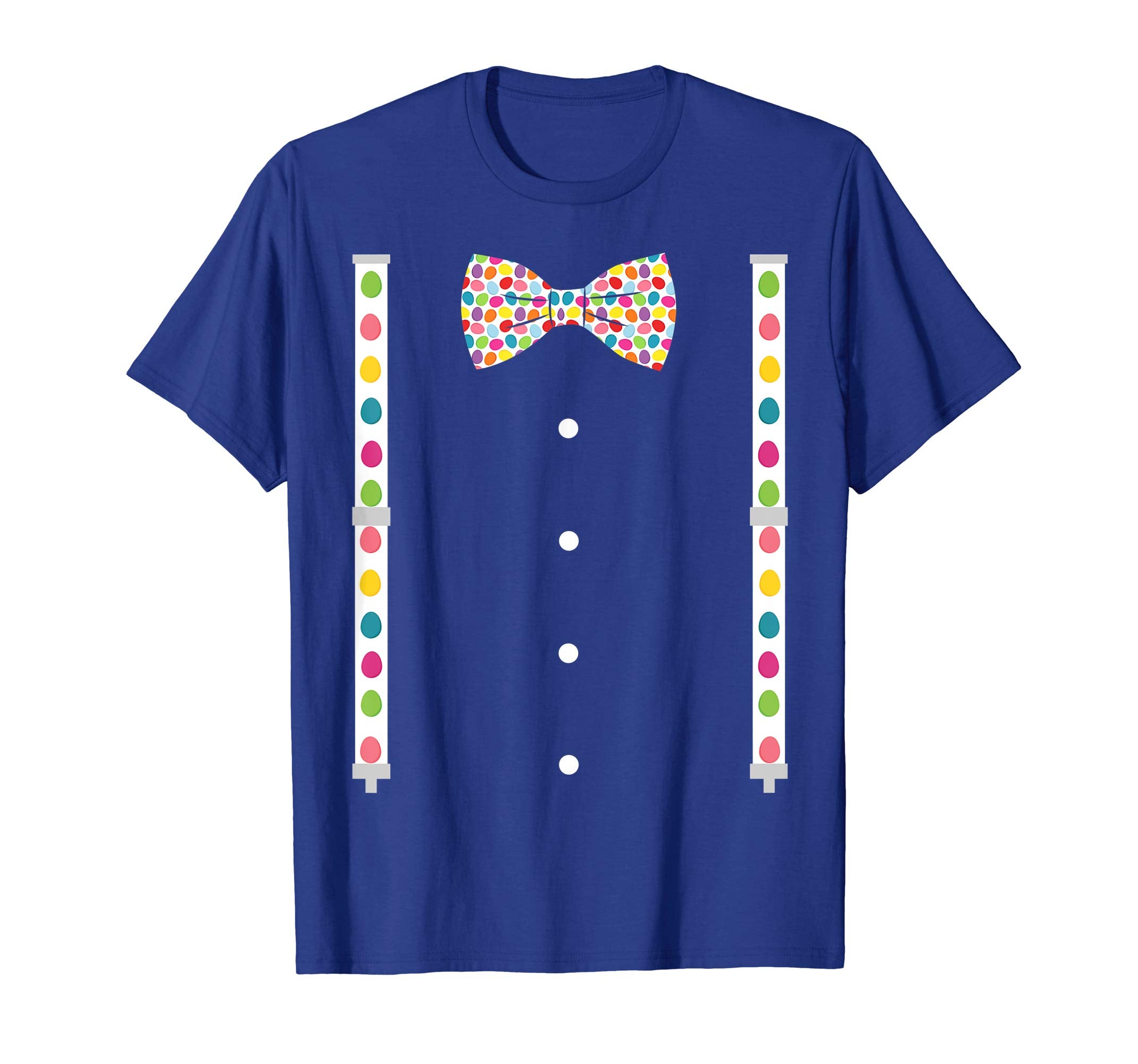 Bow Tie &amp; Suspenders Dot Easter Costume T shirt
