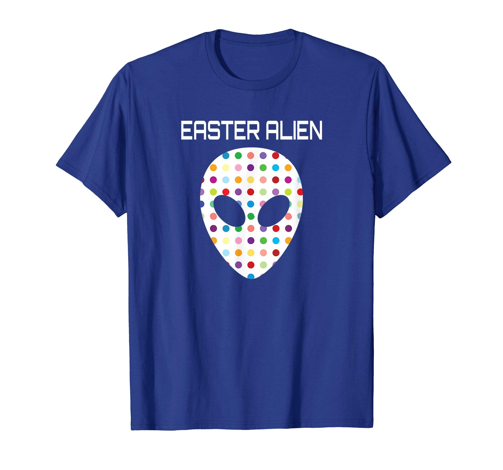 Easter Alien Tshirt Gift Colorful Camouflaged Alien Tee