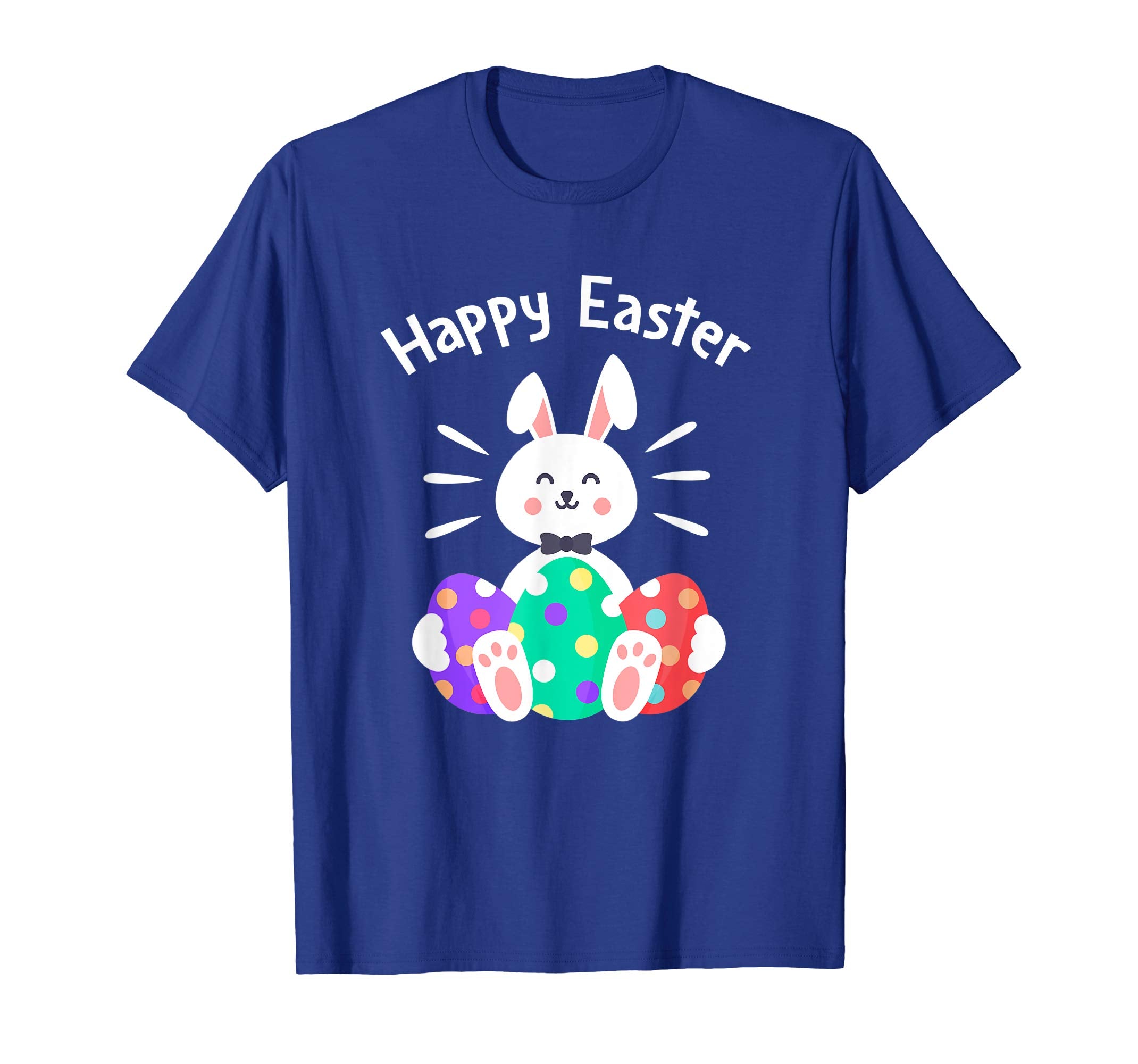 Happy Easter Bunny Tee Shirts With Easter Eggs Tee