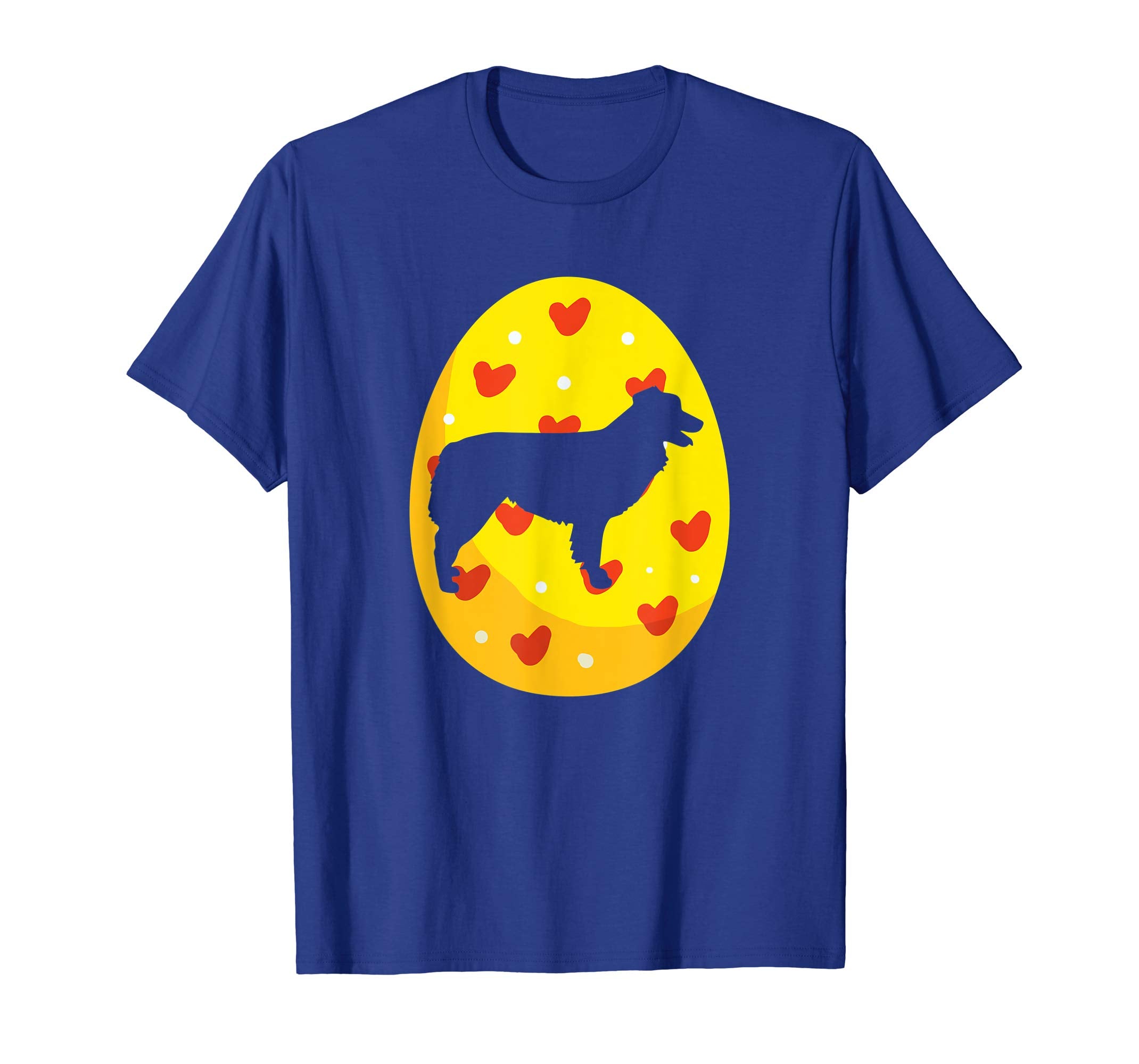 Australian Shepherd Easter Bunny Egg T-Shirt Dog Easter Gift