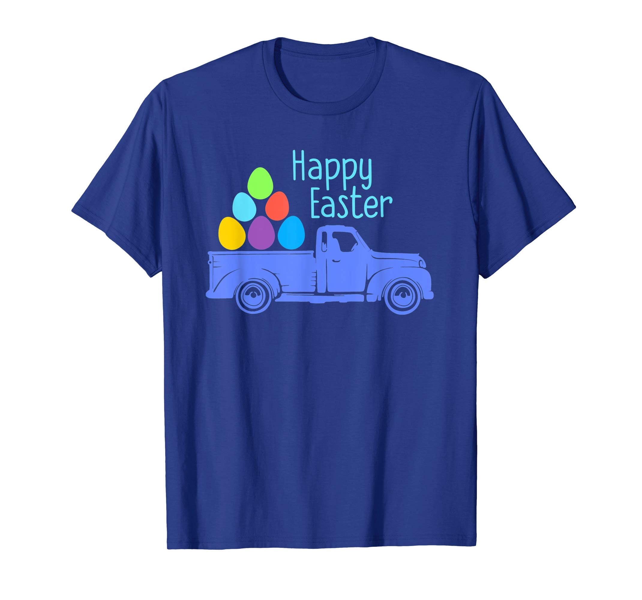 Easter Egg Hunt Truck T-Shirt Boys Girls Kids Toddlers