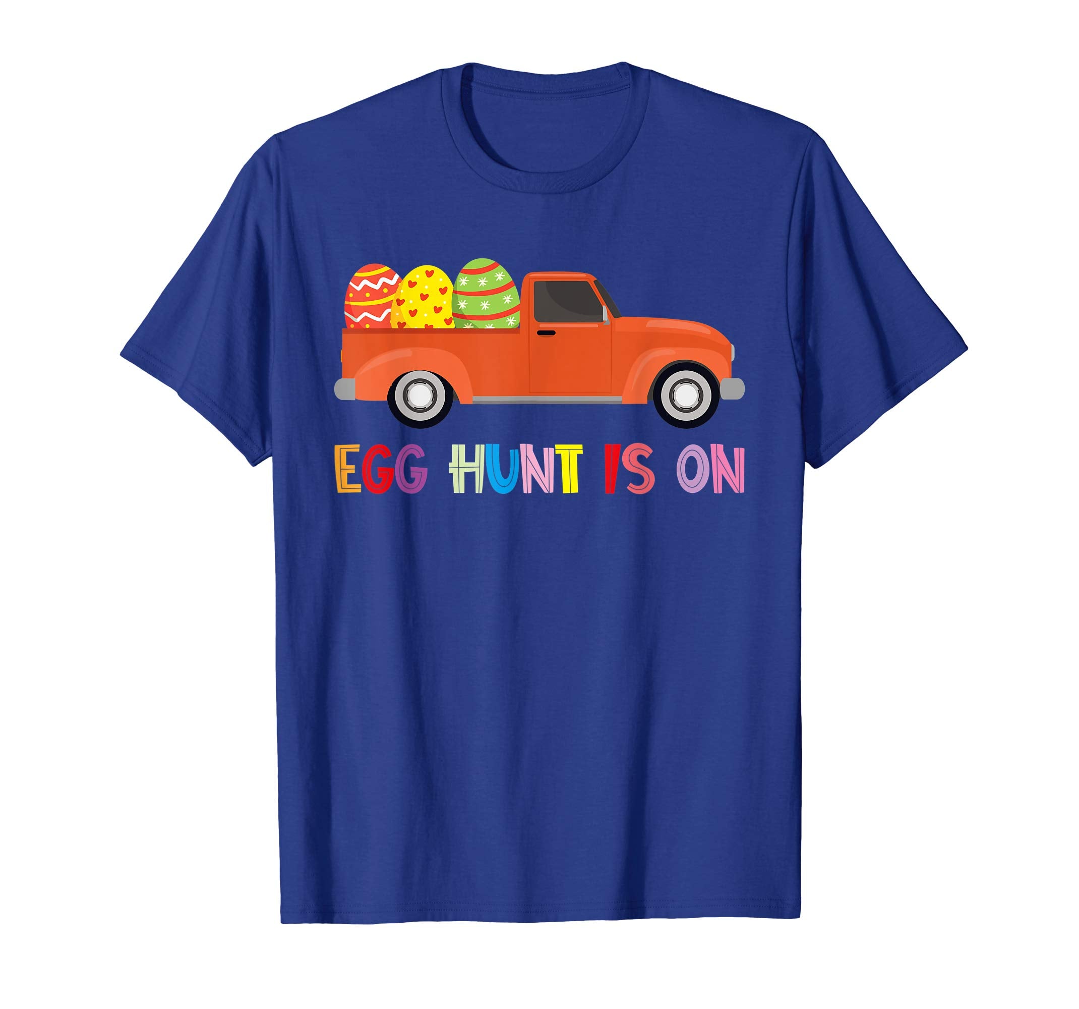 Happy Easter Truck Egg Hunt Is On Kids Boys Girls Shirt Gift