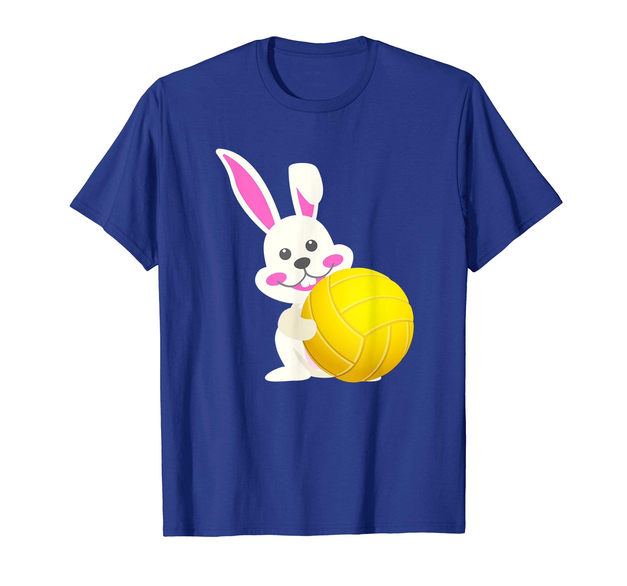 Easter Bunny with Volleyball Shirt Gifts for Kids Boys Girls