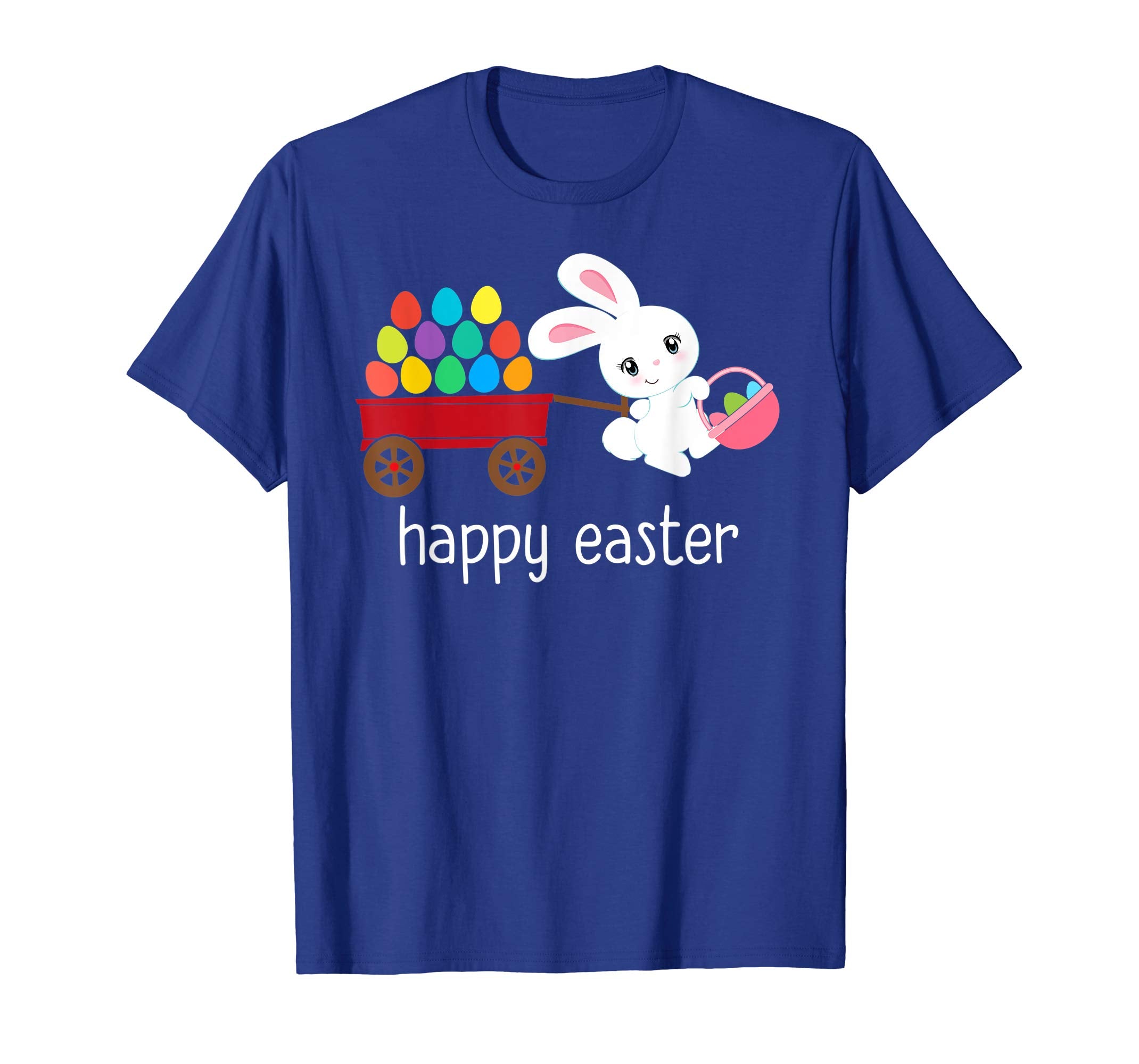HAPPY EASTER Bunny Egg Hunt Shirt Girl Kid Toddler Gift