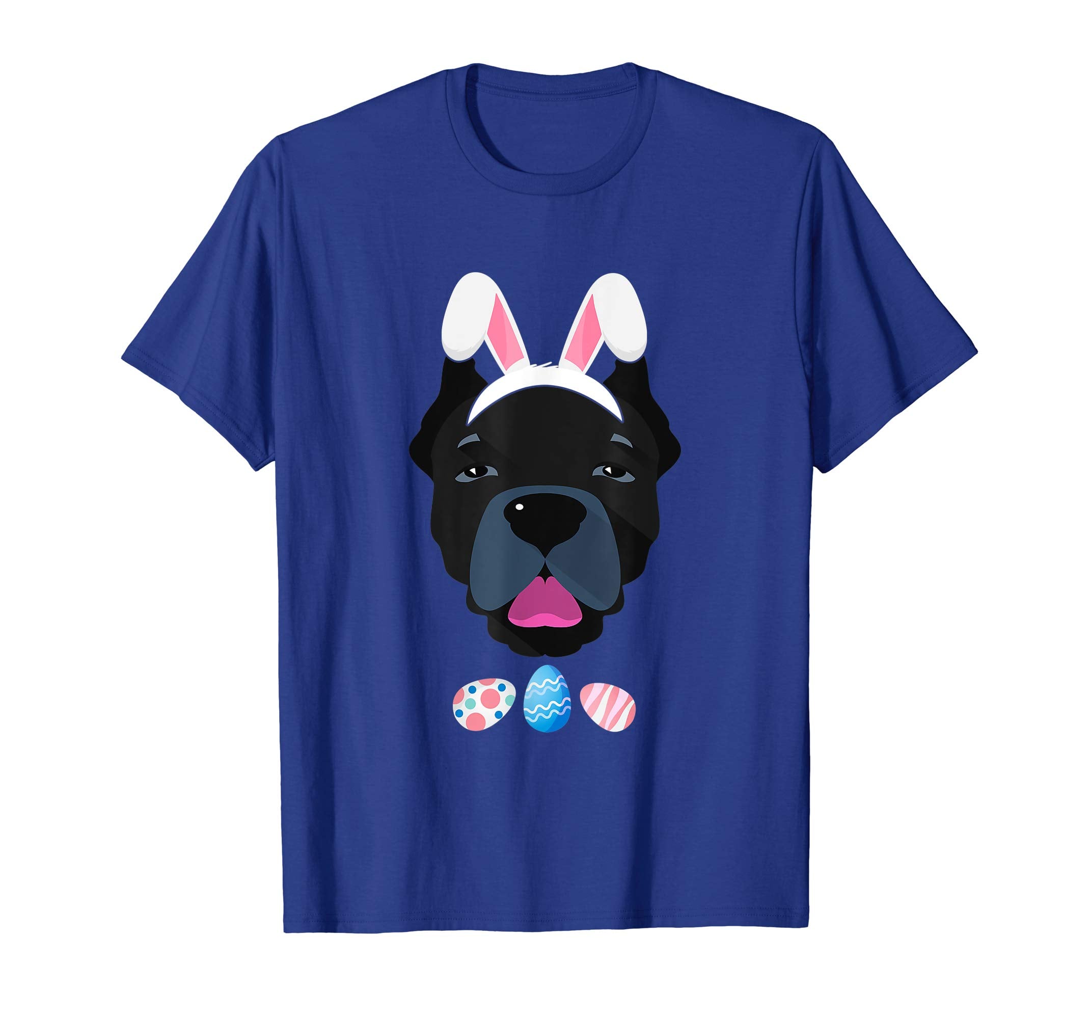 Funny Easter Cane Corso With Bunny Ears And Eggs T Shirt