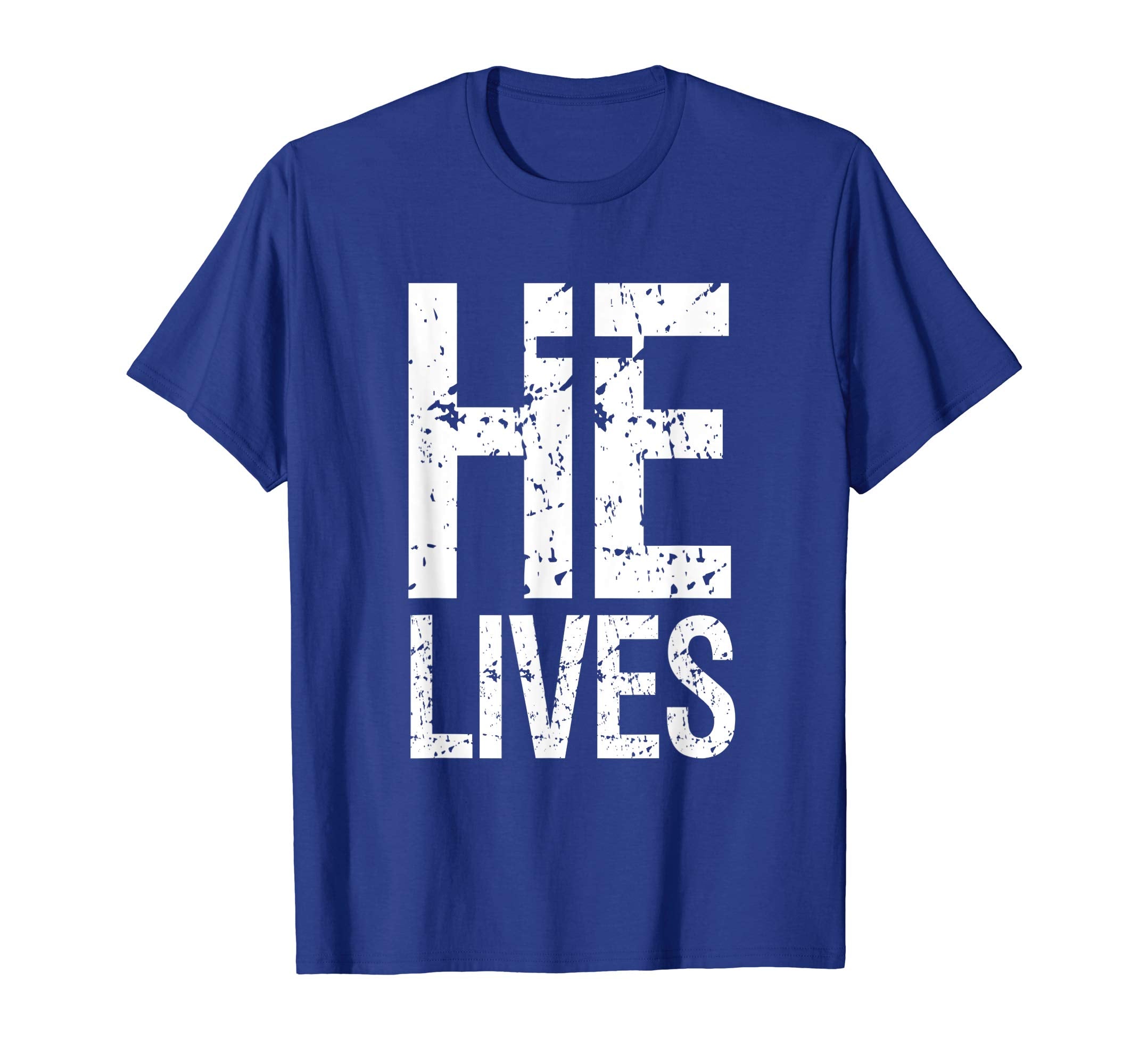 Jesus He Lives Christian Bible Scripture Quote Easter Tshirt