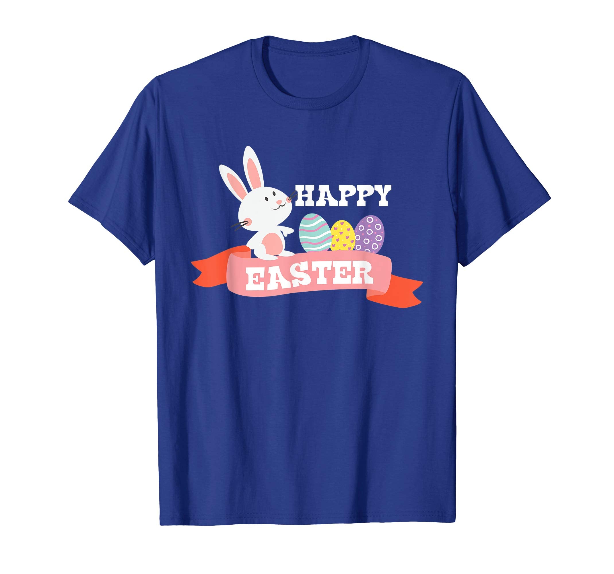 Hoppy Easter T Shirt Cute Bunny Easter Eggs Gift
