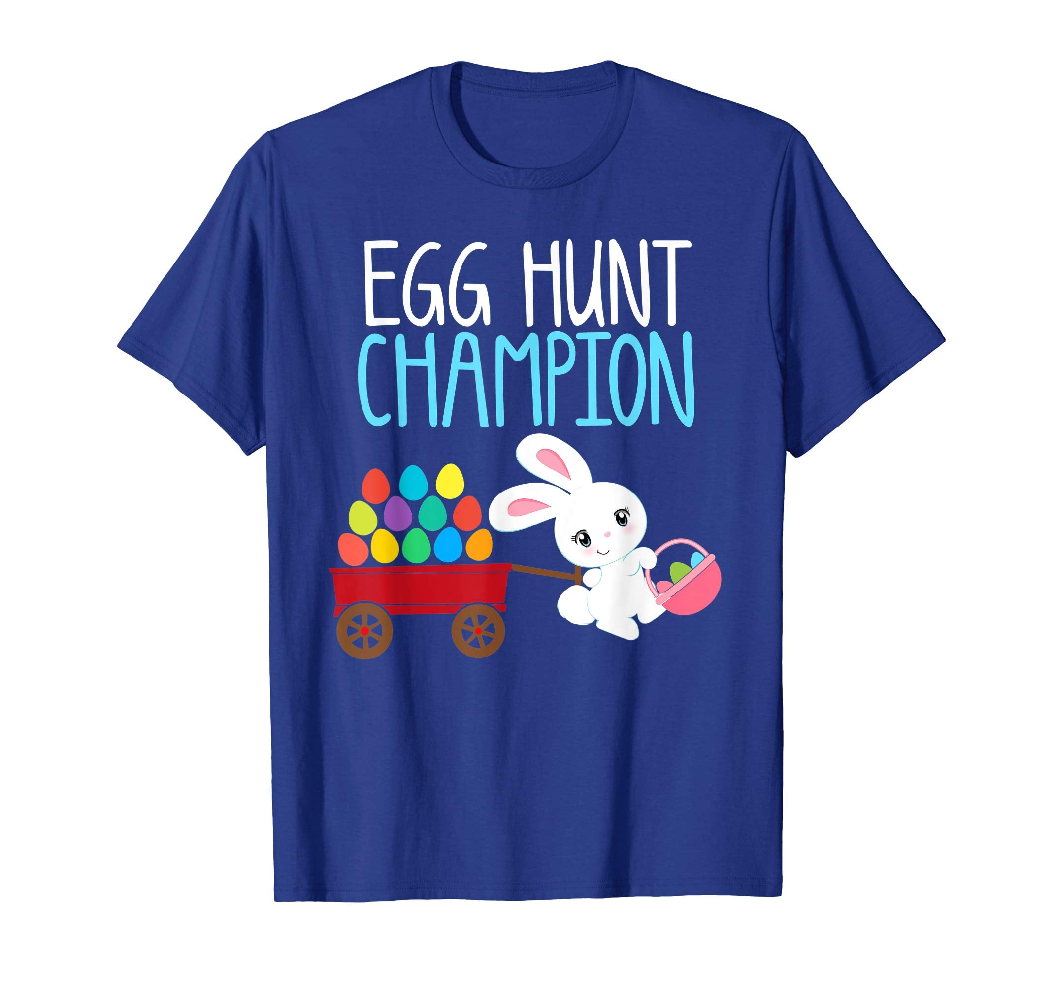 Easter Bunny T-Shirt Girls Kids Toddlers EGG HUNT CHAMPION