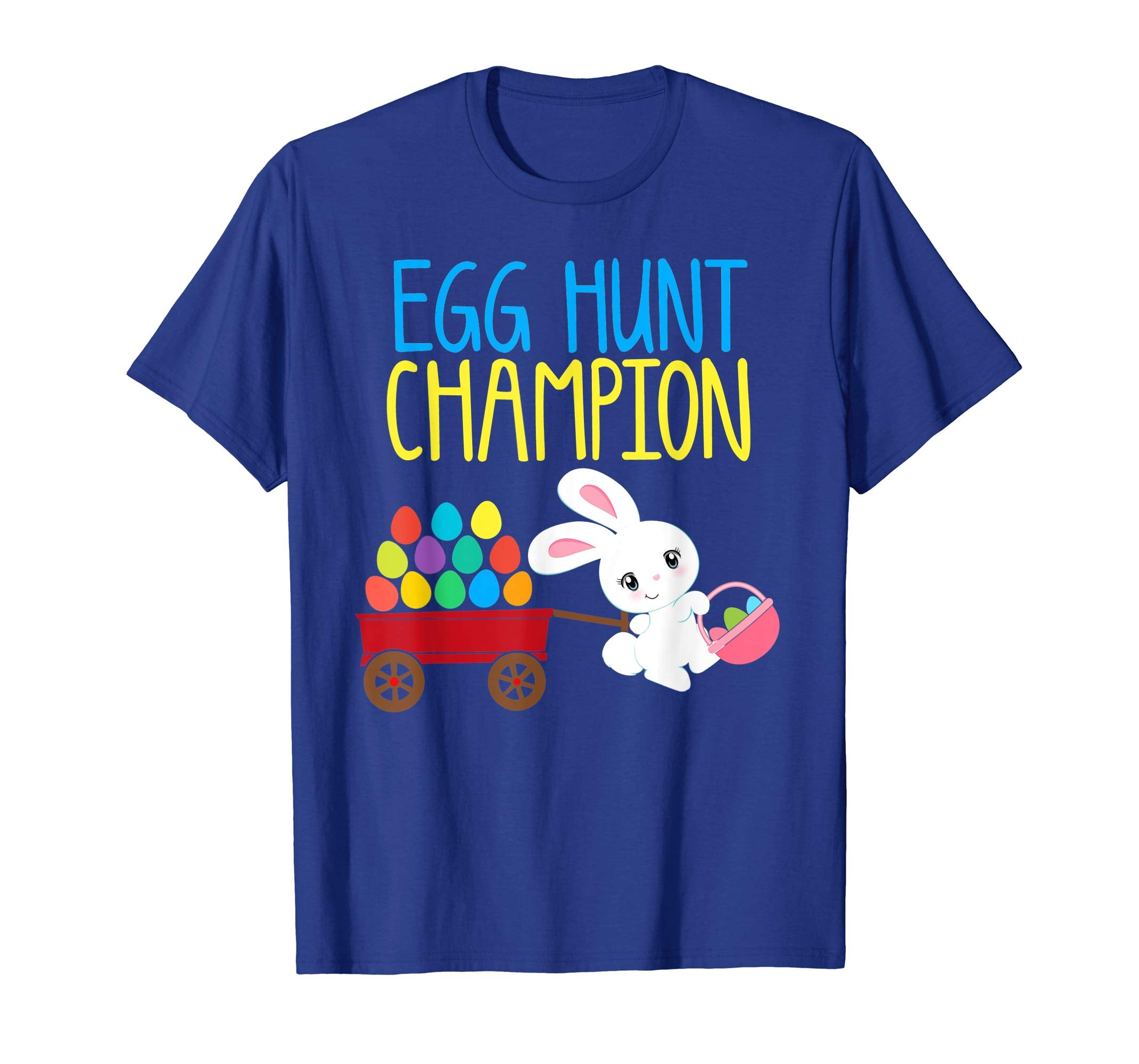 Easter Bunny T-Shirt Girls Kids Toddlers EGG HUNT CHAMPION