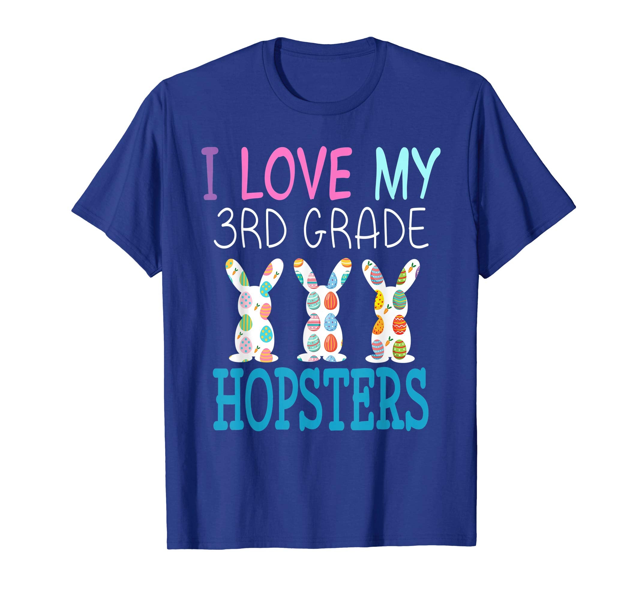 Easter 3rd Grade Teacher Shirt Gift Easter T-Shirt Women