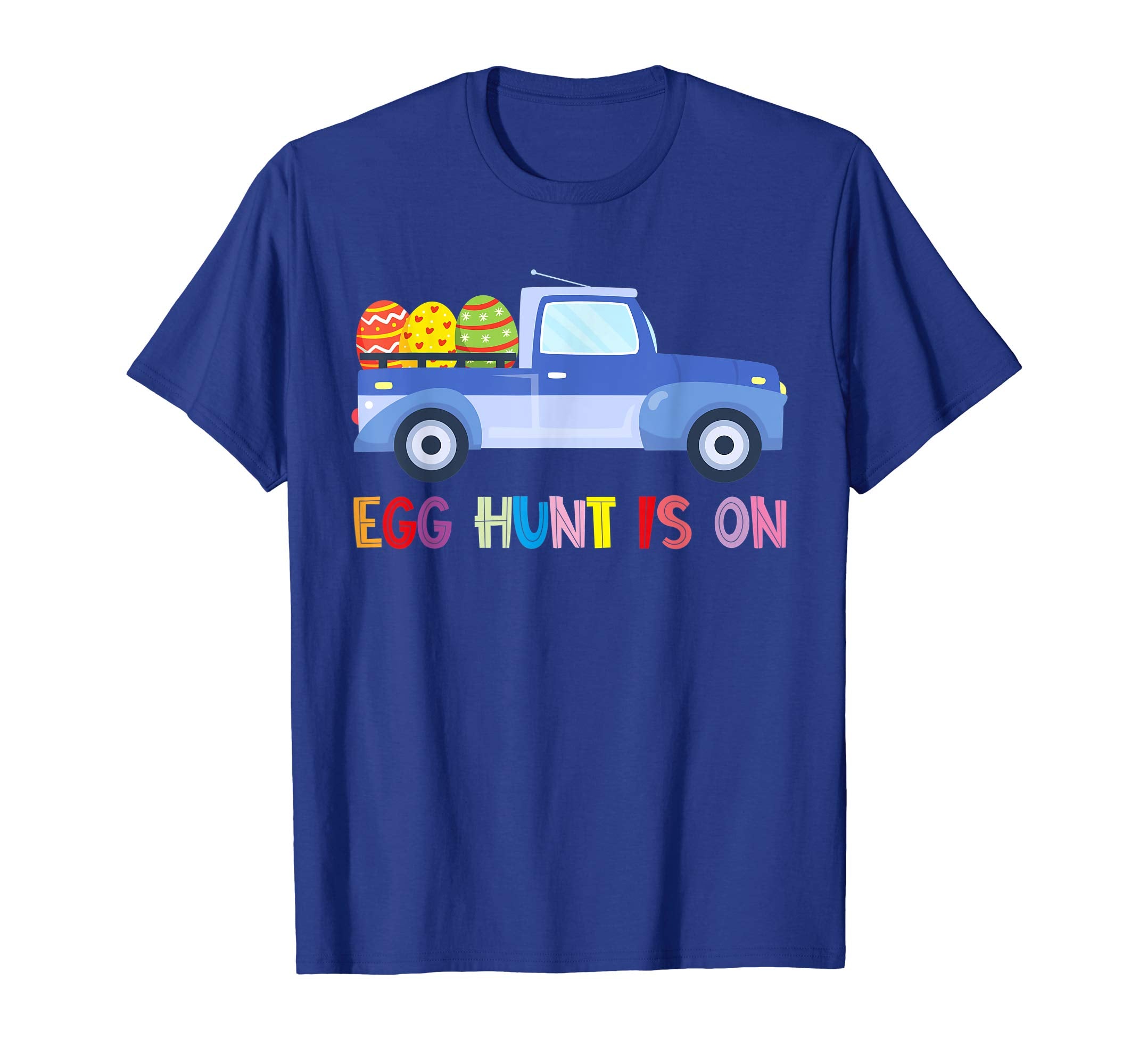 Happy Easter Truck Egg Hunt Is On Kids Boys Girls Shirt Gift