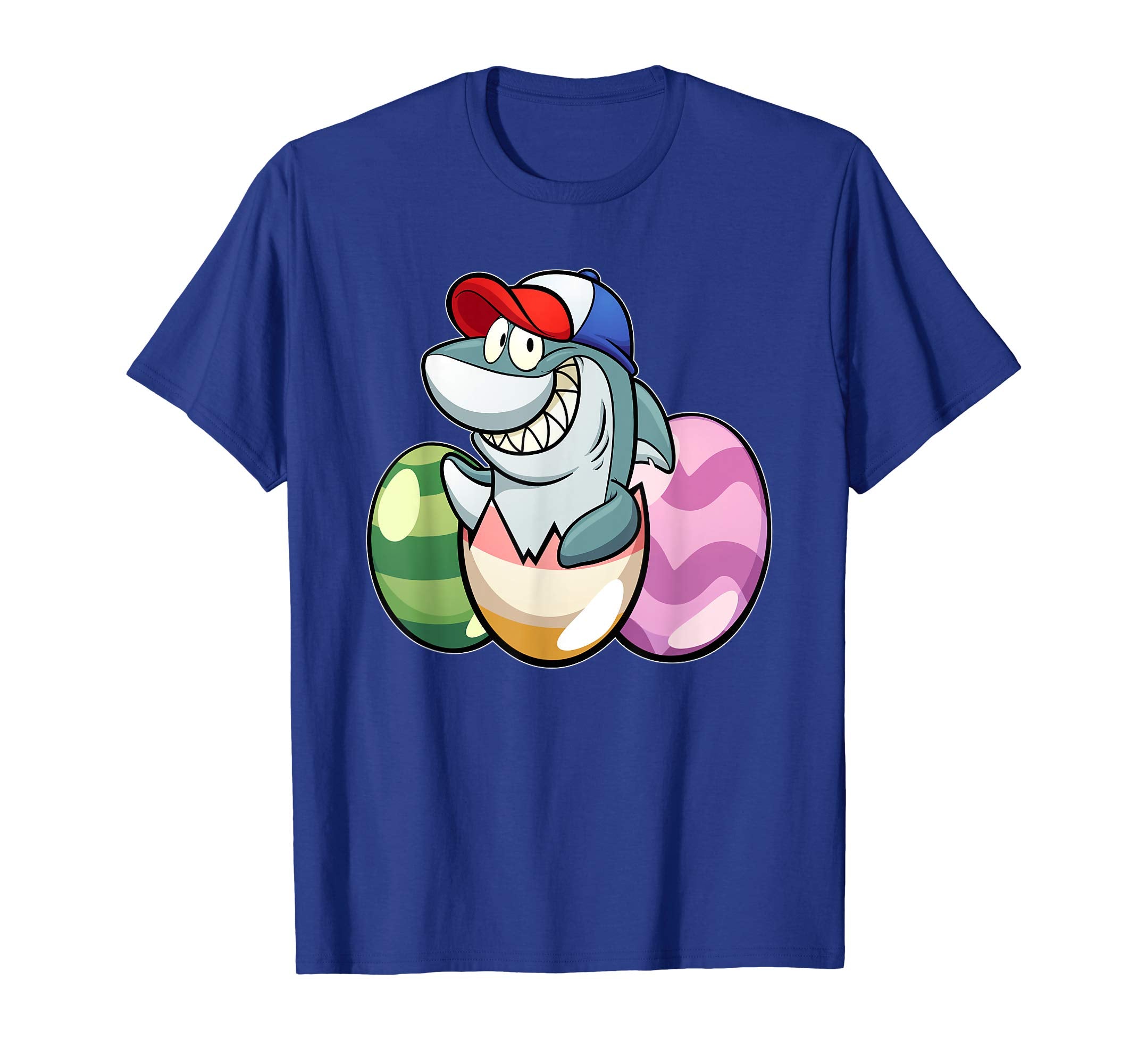 Easter Shirts For Kids Boys Girls Shark Shirt Easter Eggs