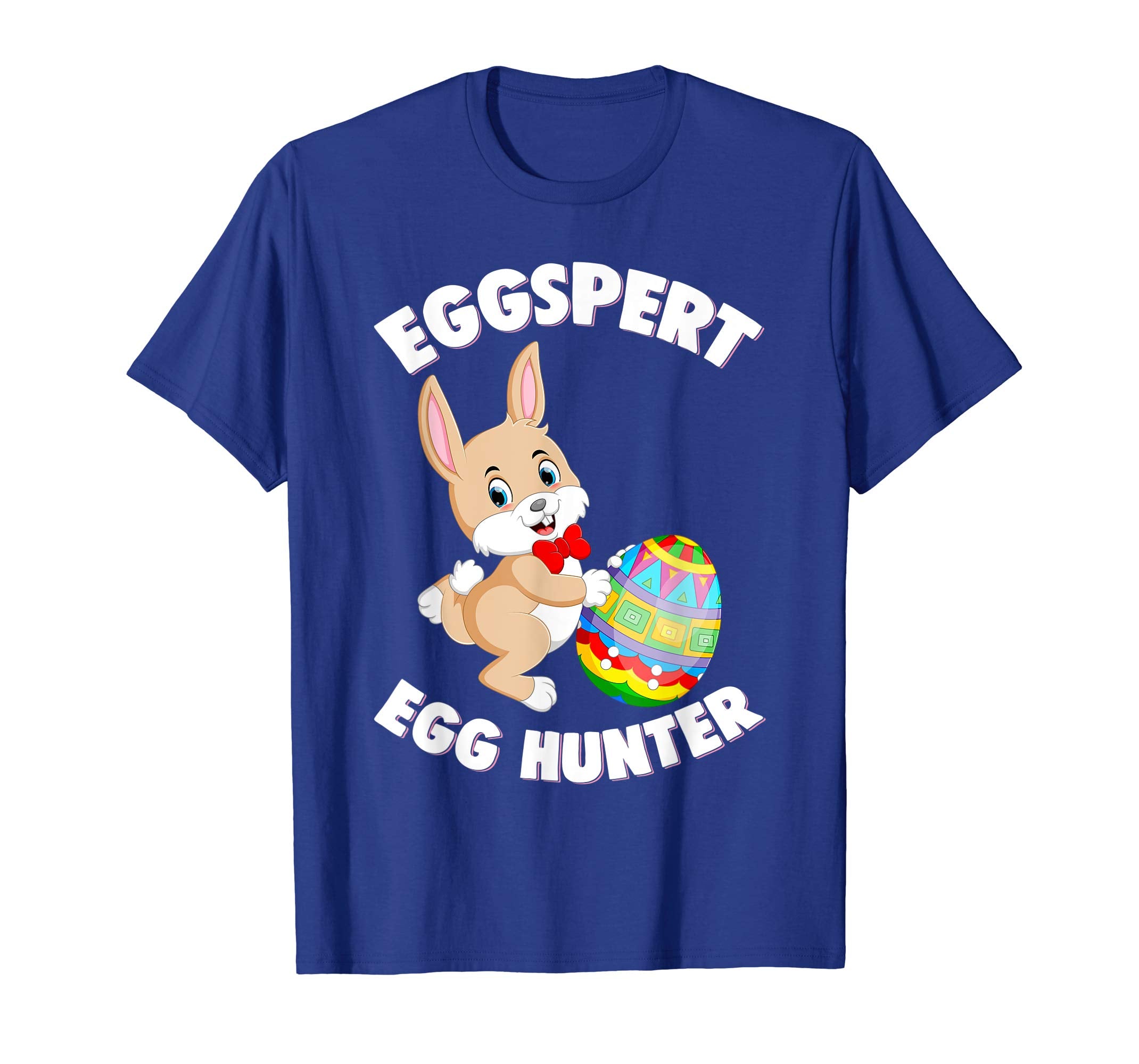 Eggspert Egg Hunter Happy Easter Kids Boys Girls T Shirt