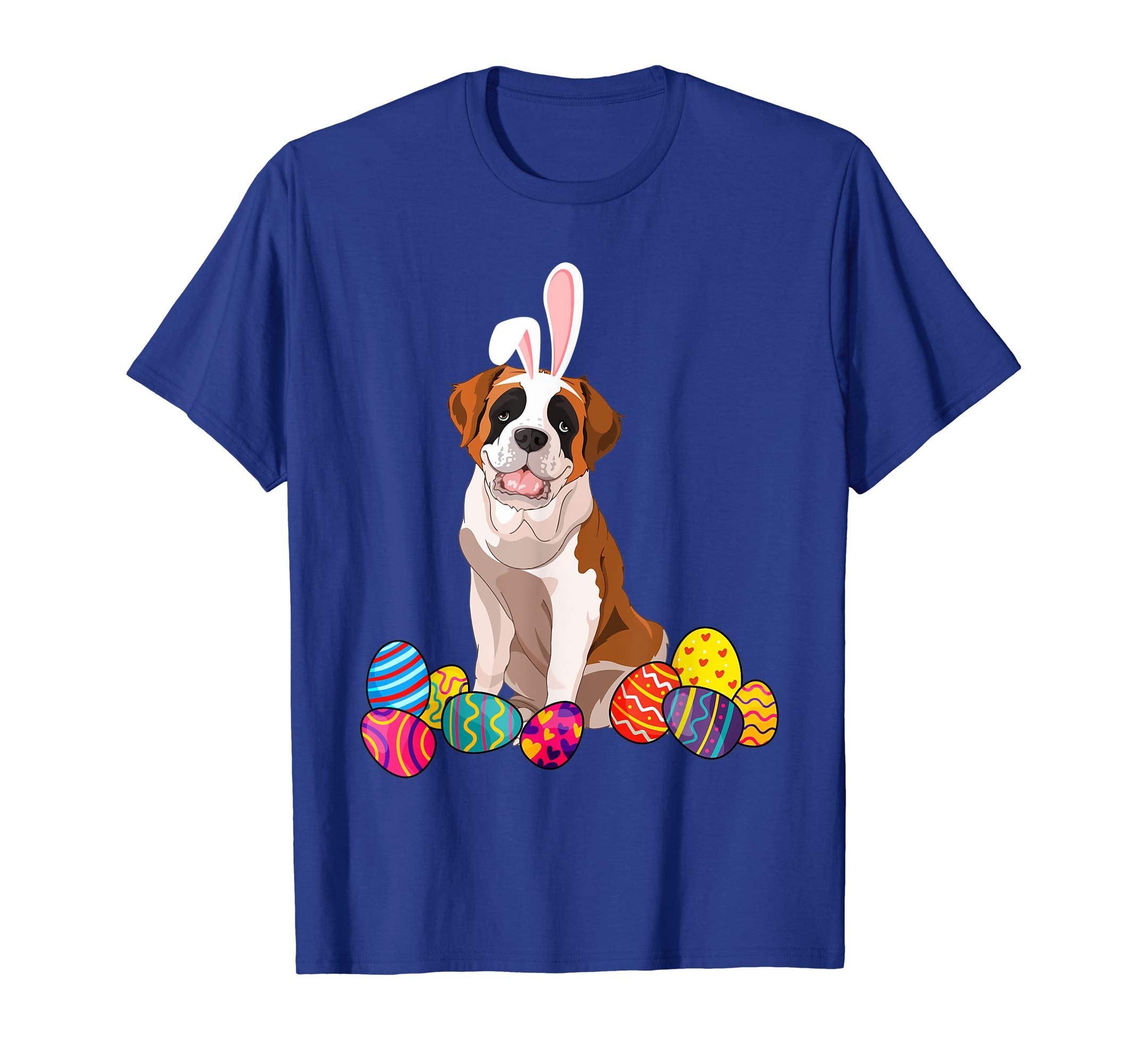 Saint Bernard Bunny Ear With Egg Easter Easter Day Shirt