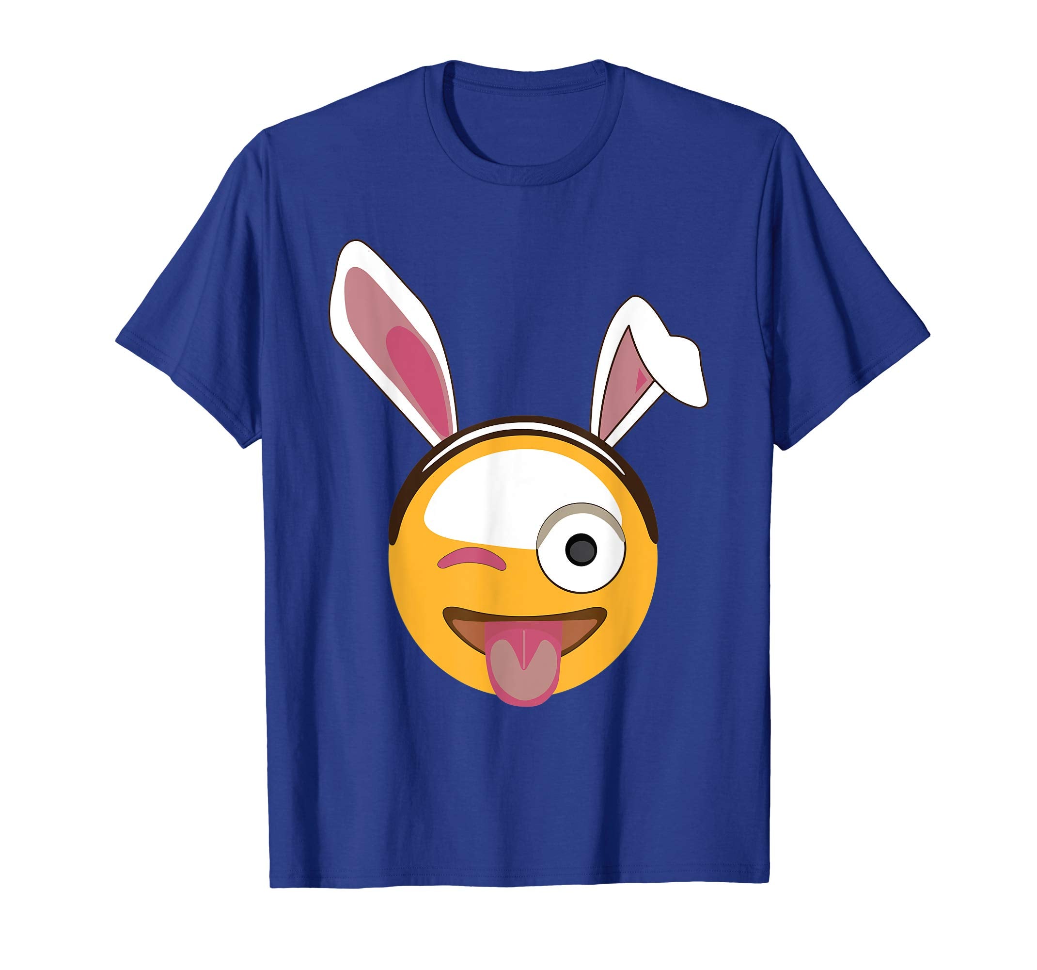 Big Smile Bunny Rabbit Emotion Face Happy Easter Day Shirt