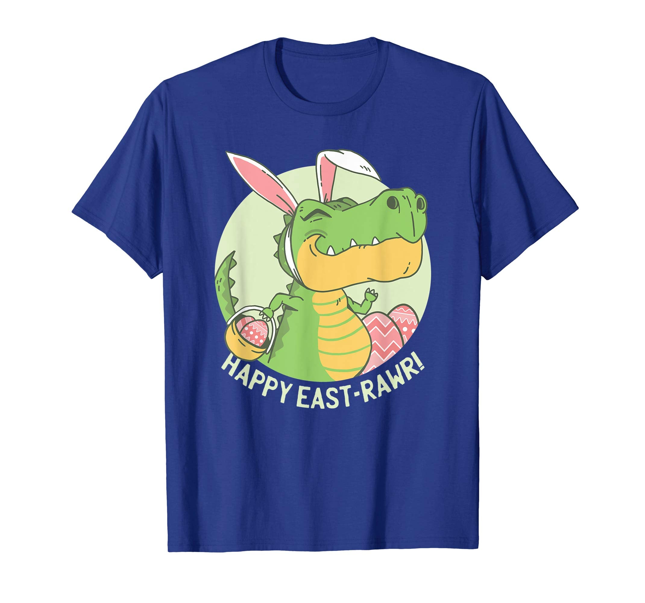 Funny Easter T-Rex Dinosaur T Shirt Gift for Kids, Men Women
