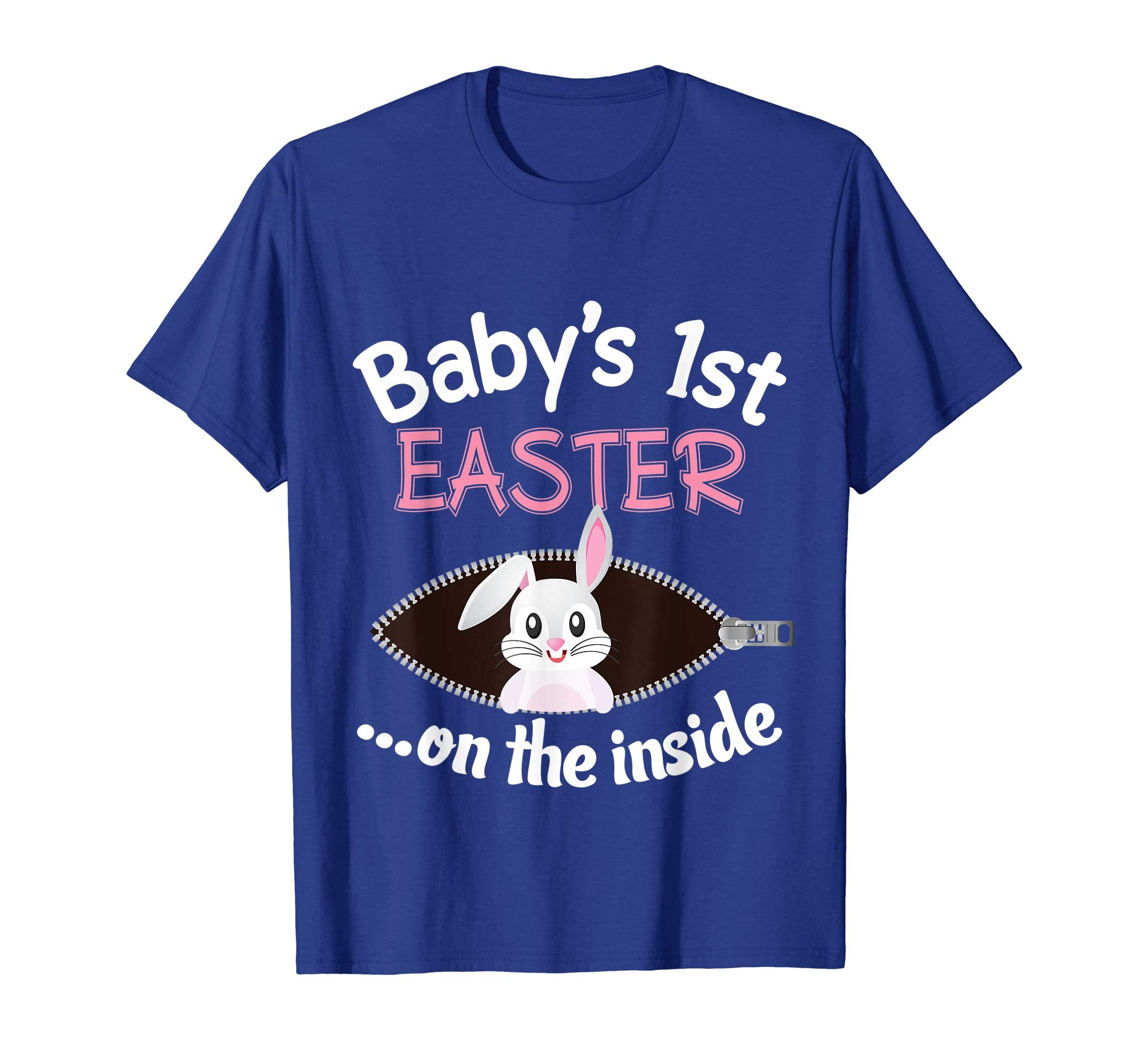 Baby 1st Easter On The Inside T-Shirt Pregnancy Announcement
