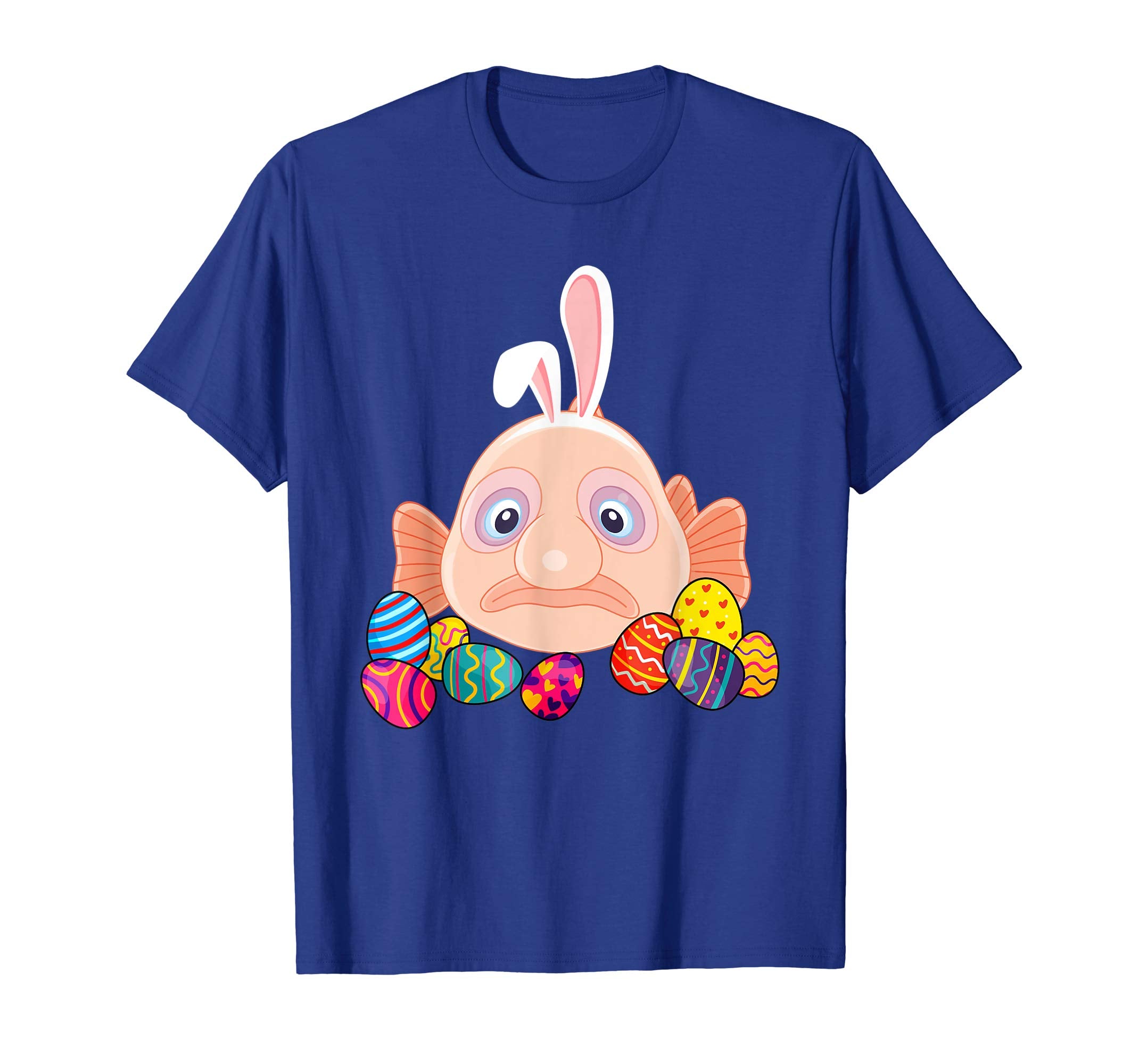 Blob Fish Bunny Ear With Egg Easter Easter Day Shirt