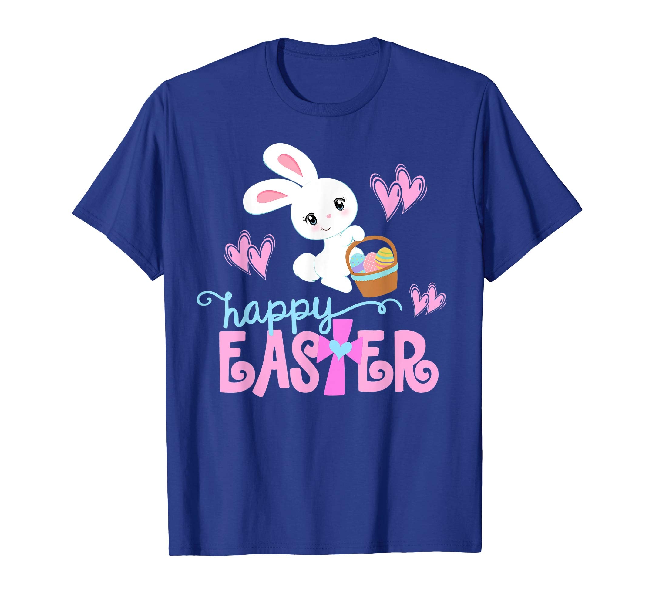 HAPPY EASTER Bunny Shirt Christian Love Jesus Shirt Girl Kid
