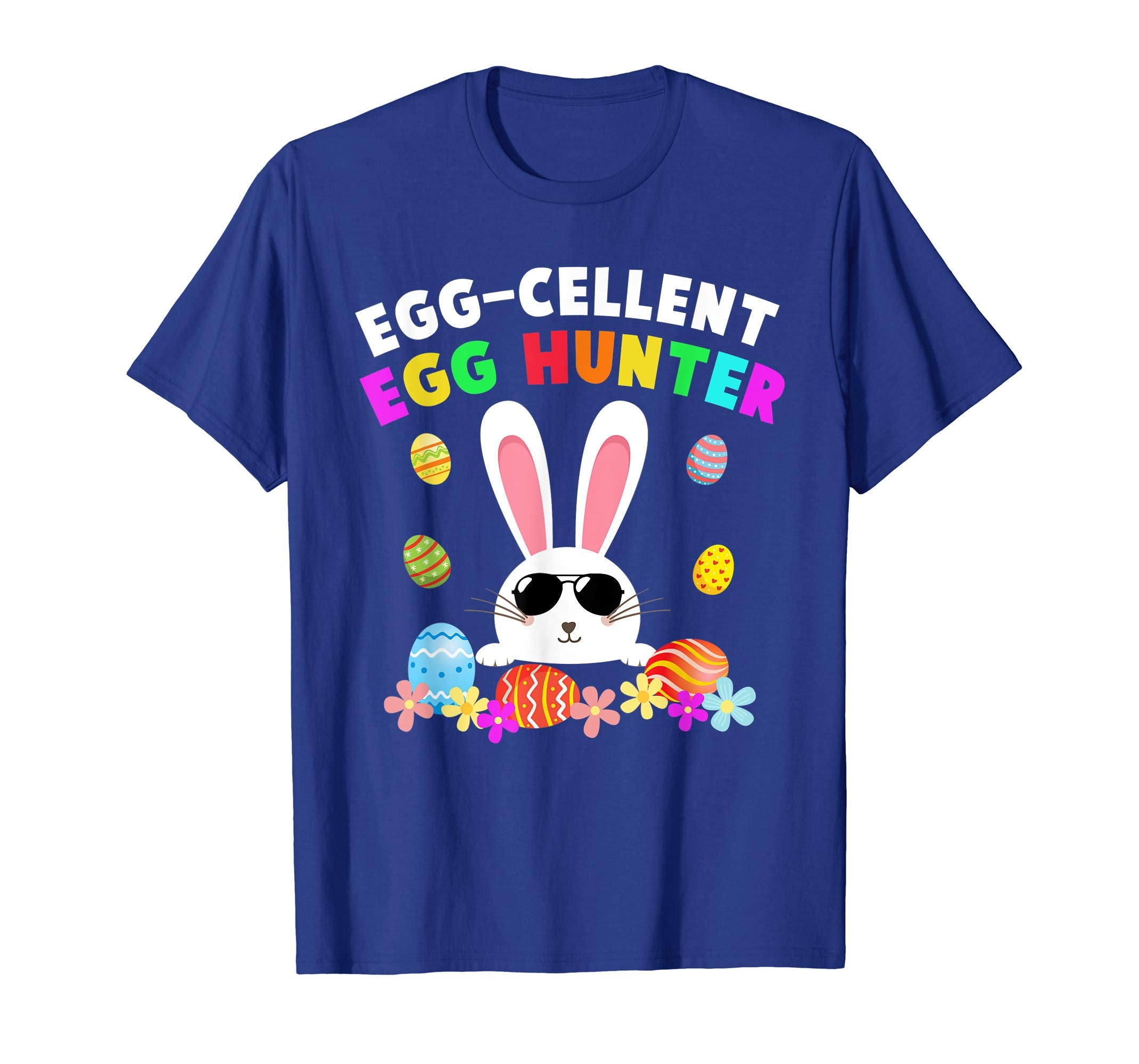 Egg-cellent Egg Hunter Easter T-Shirt Boys Girls Bunny Gift