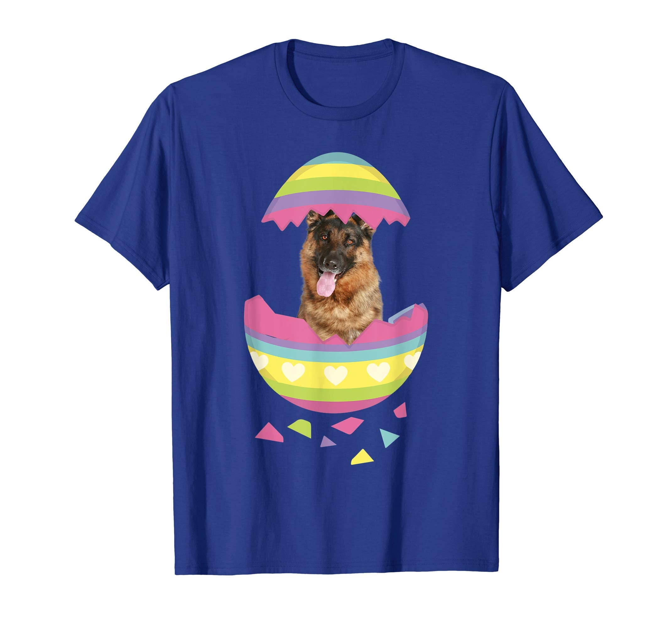 German Shepherd Easter Egg T-Shirt Dog Lover