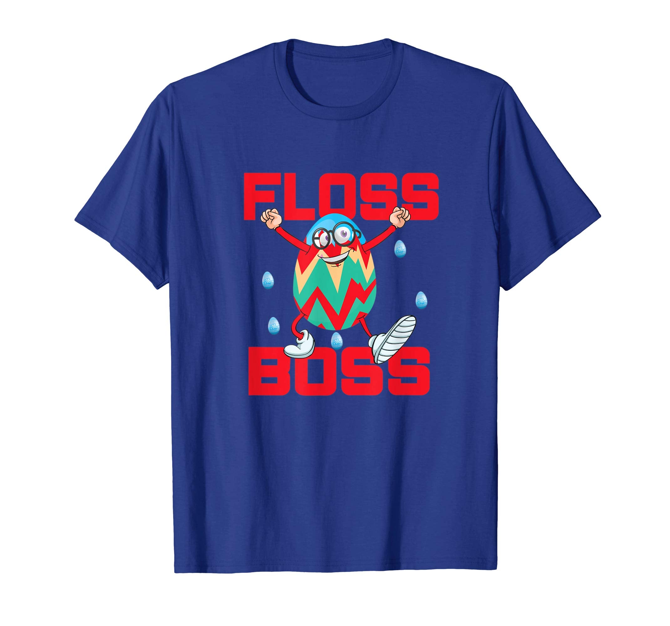 Easter Egg Shirt For Kids Cute Easter Floss Boss Egg