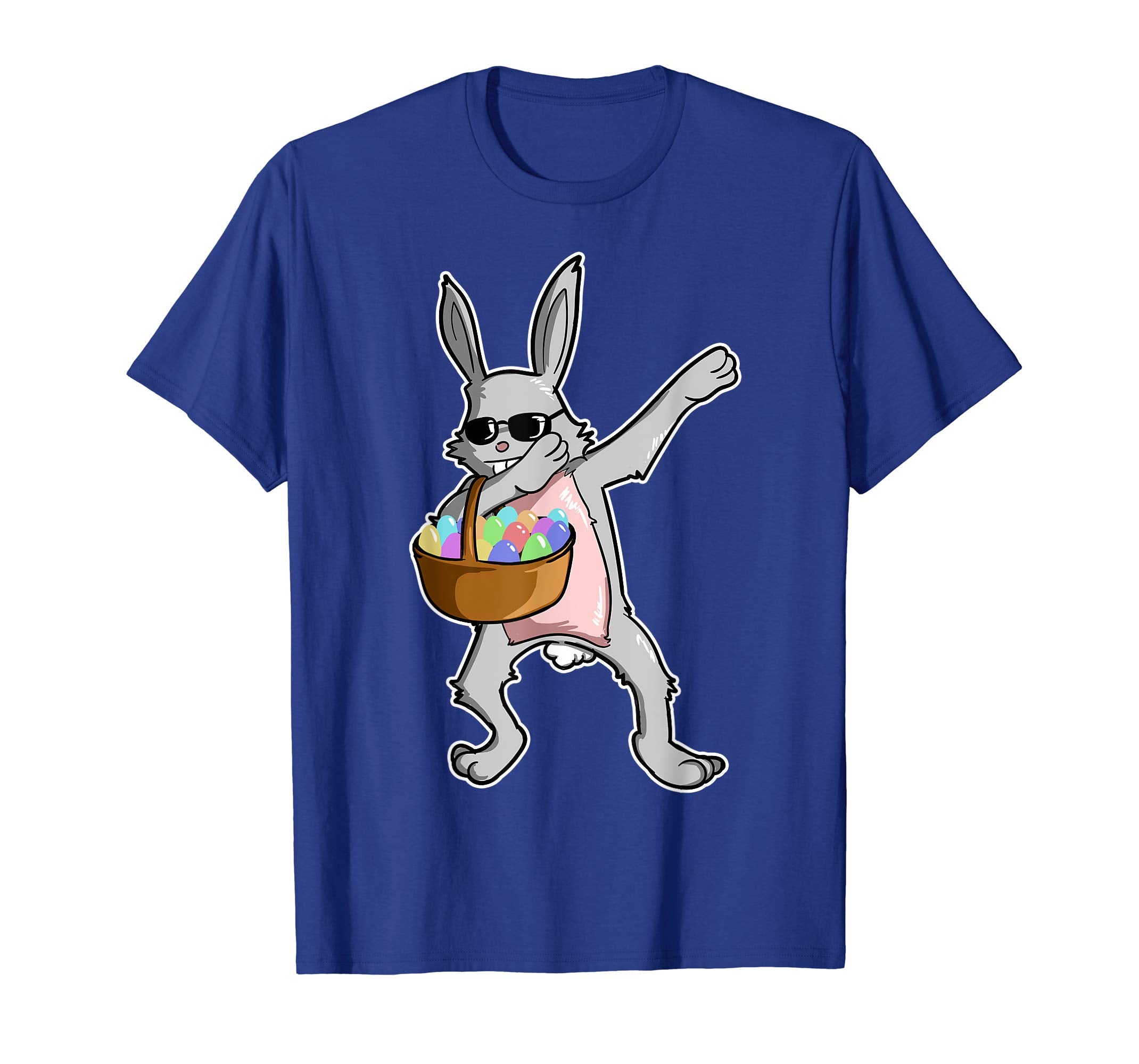 Easter Shirt For Boys Girls Cool Dabbing Rabbit