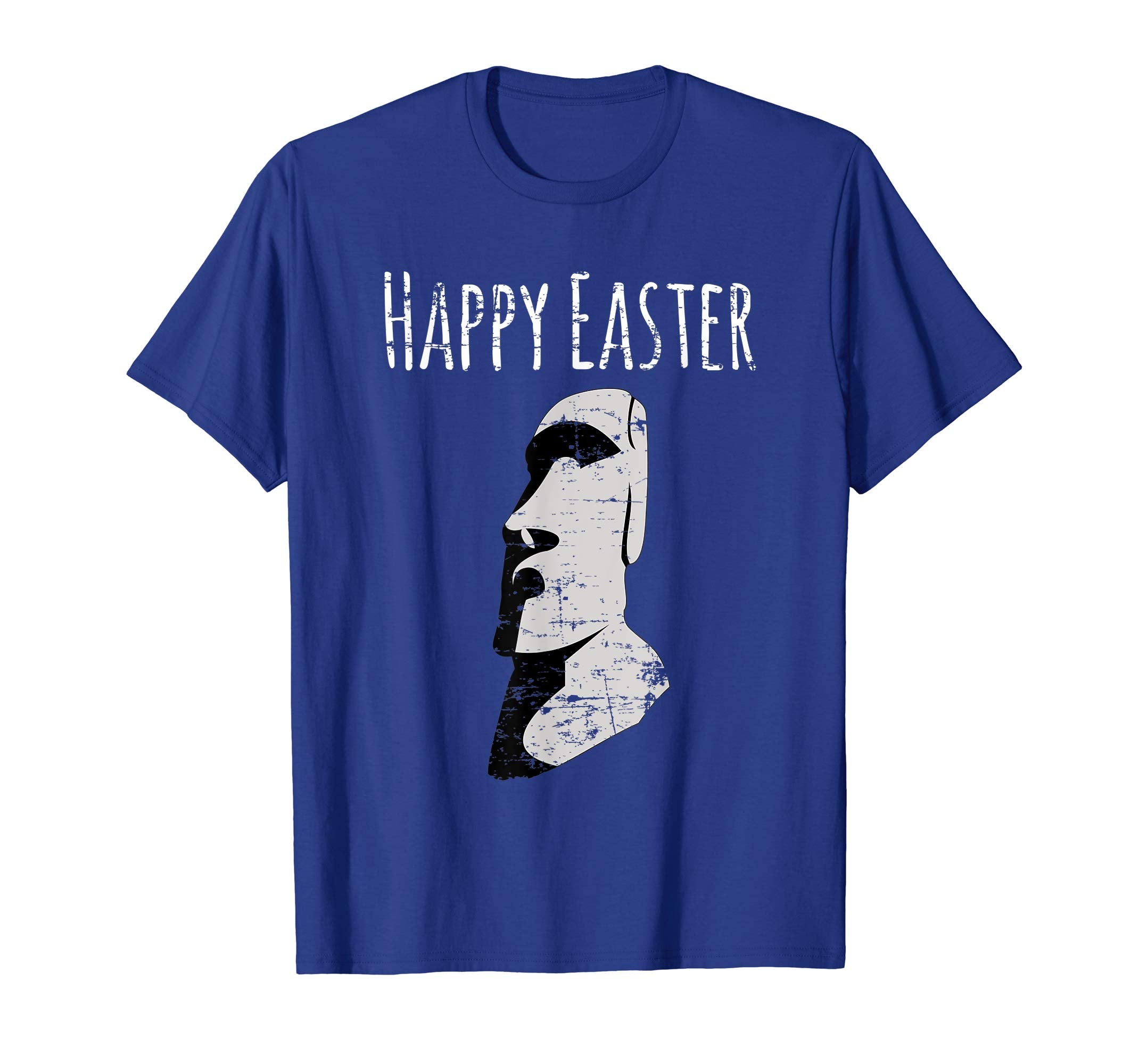 Happy Easter Island Funny Moai Easter Island Head T Shirt