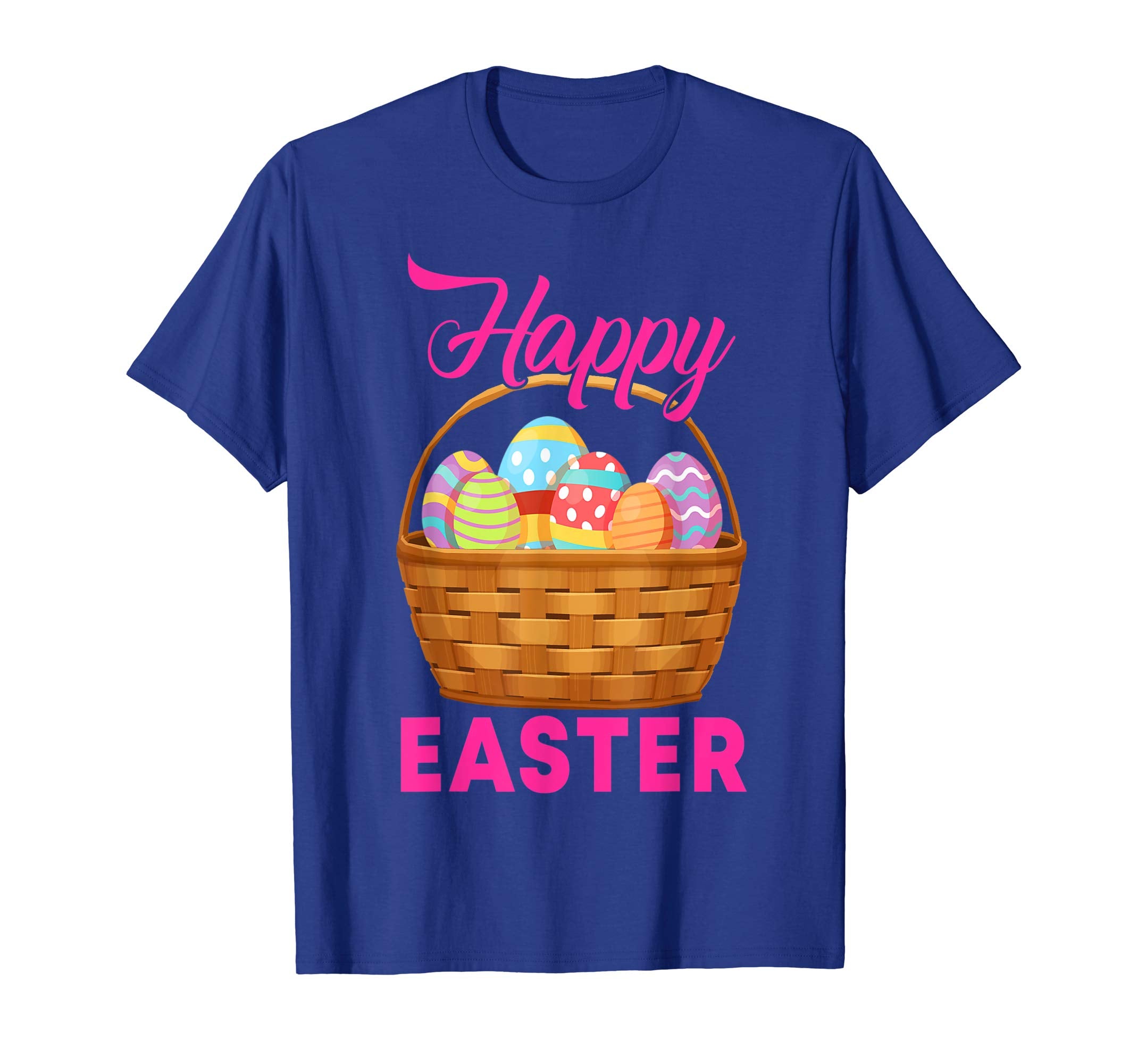 Happy Easter with Eggs T shirt for Men Women Kids