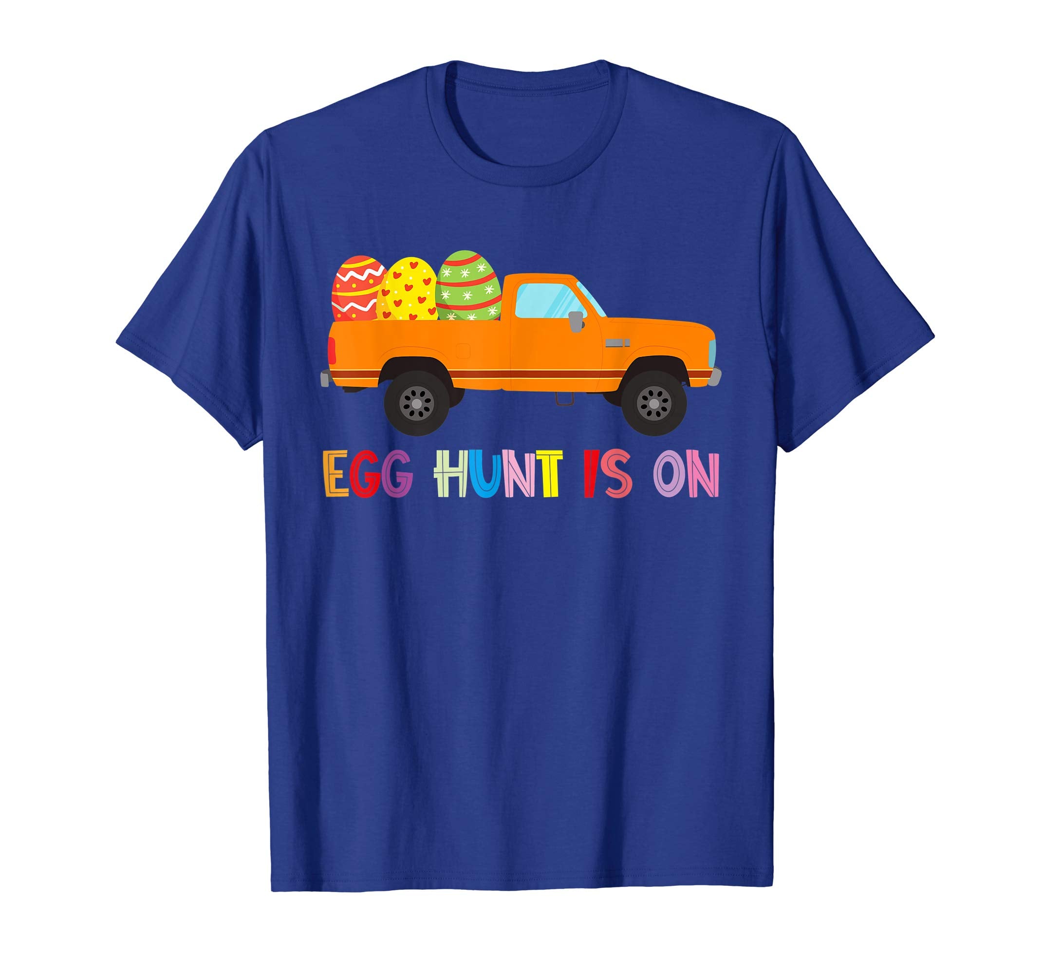Happy Easter Truck Egg Hunt Is On Kids Boys Girls Shirt Gift
