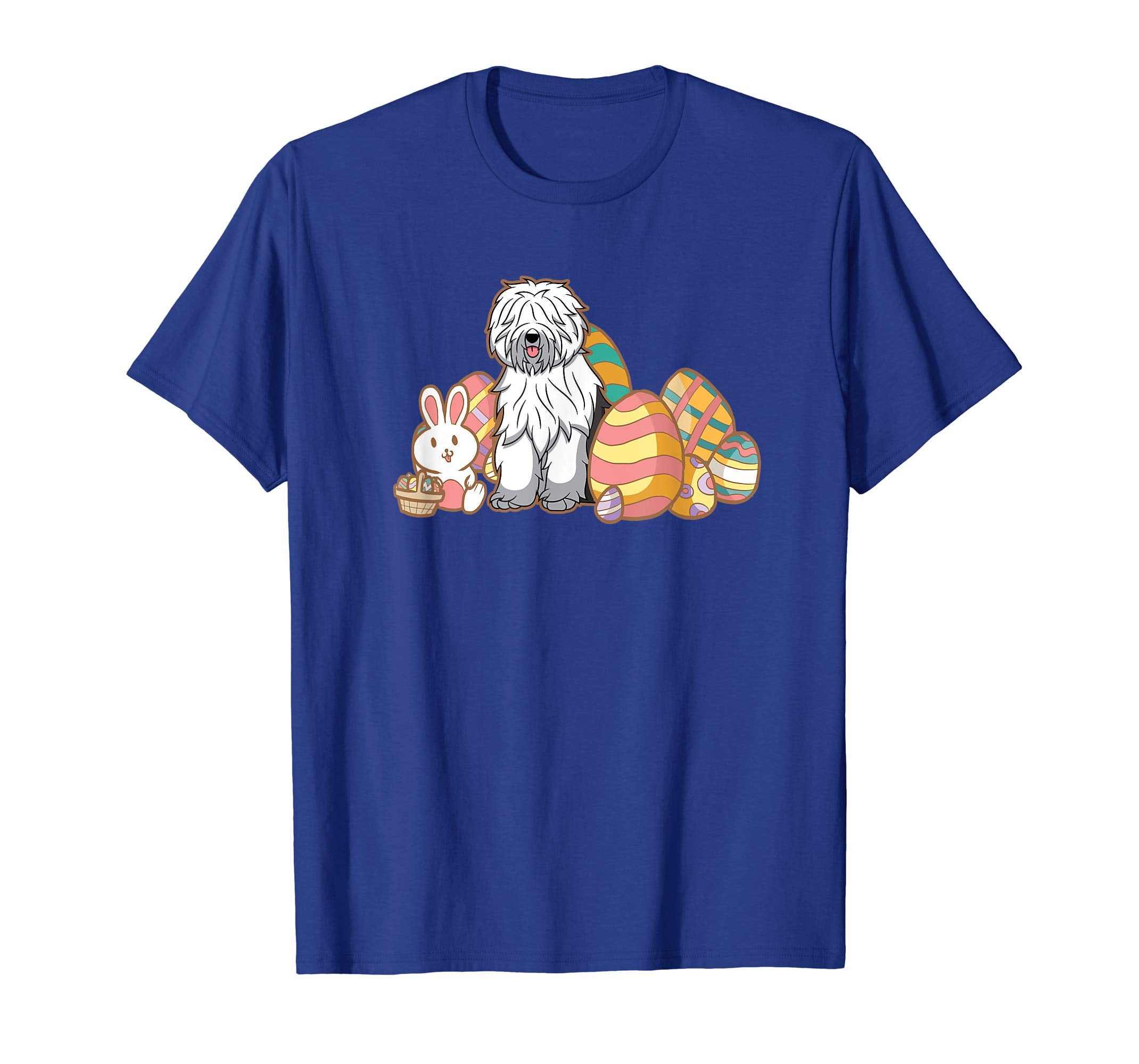 Easter Old English Sheepdog Dog T-Shirt Gift