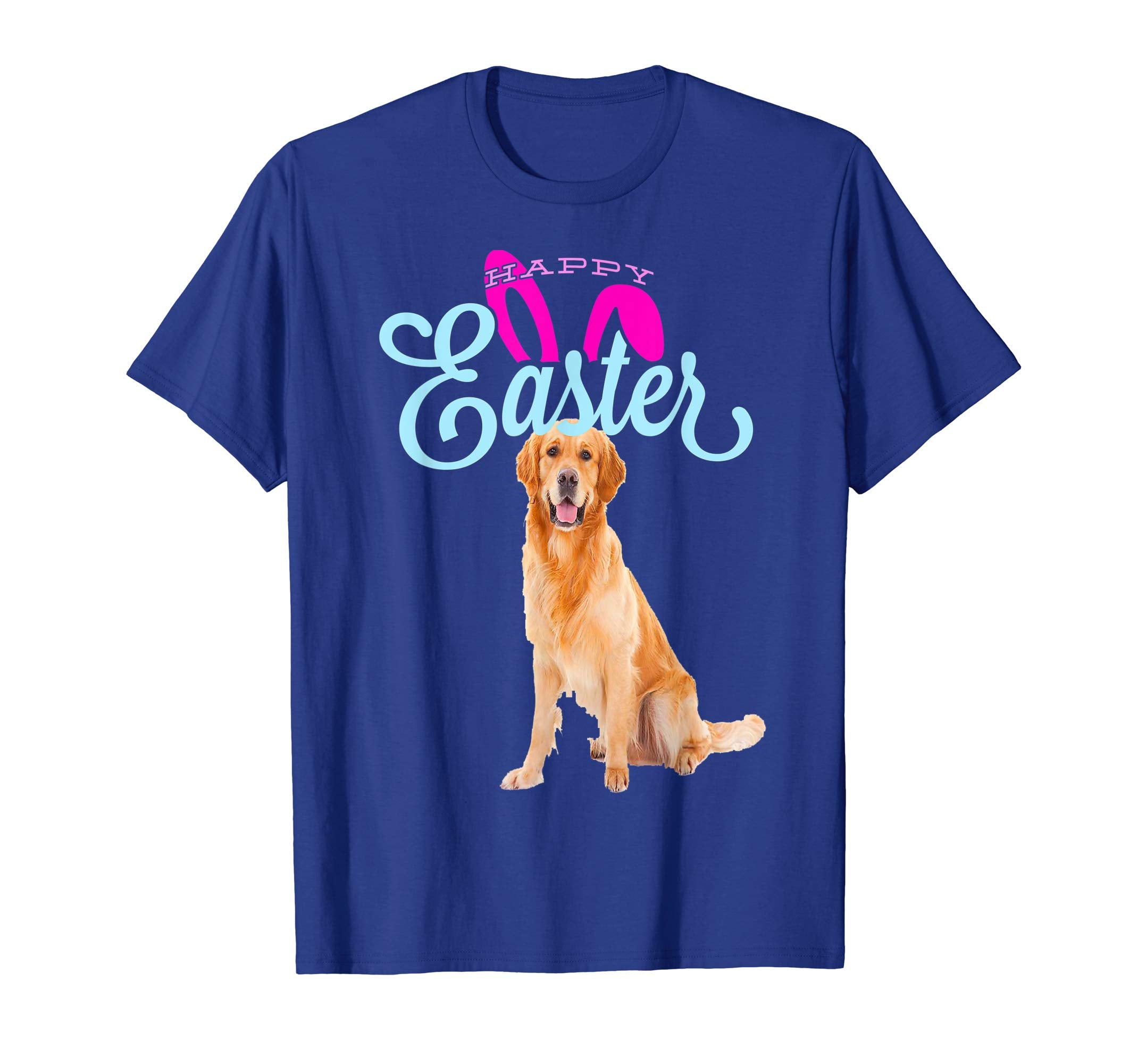Easter Bunny Golden Retriever Tshirt Dog Men Women Gift