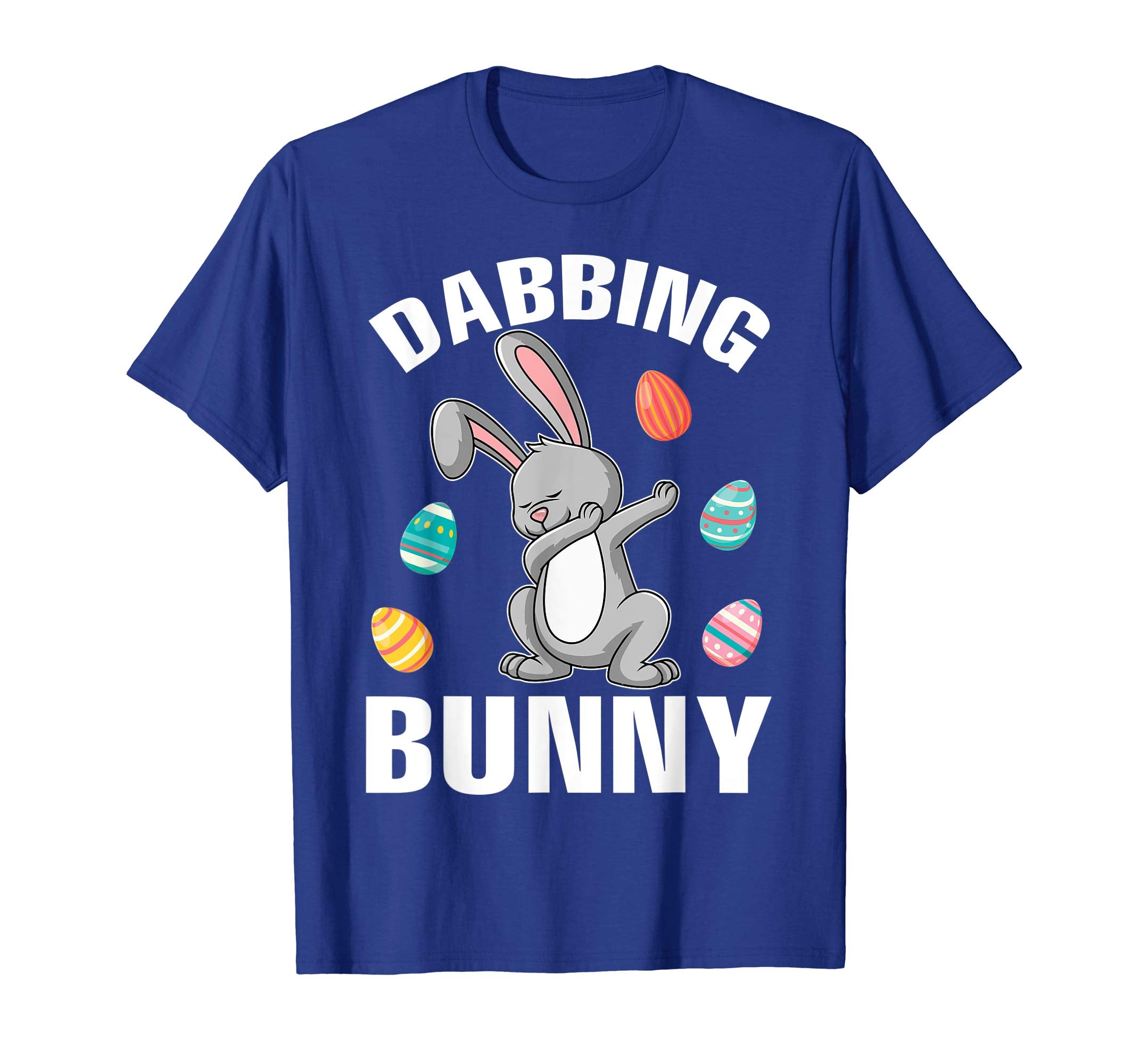 Bunny Rabbit Dabbing Around Easter Eggs Shirt Dabbing Bunny