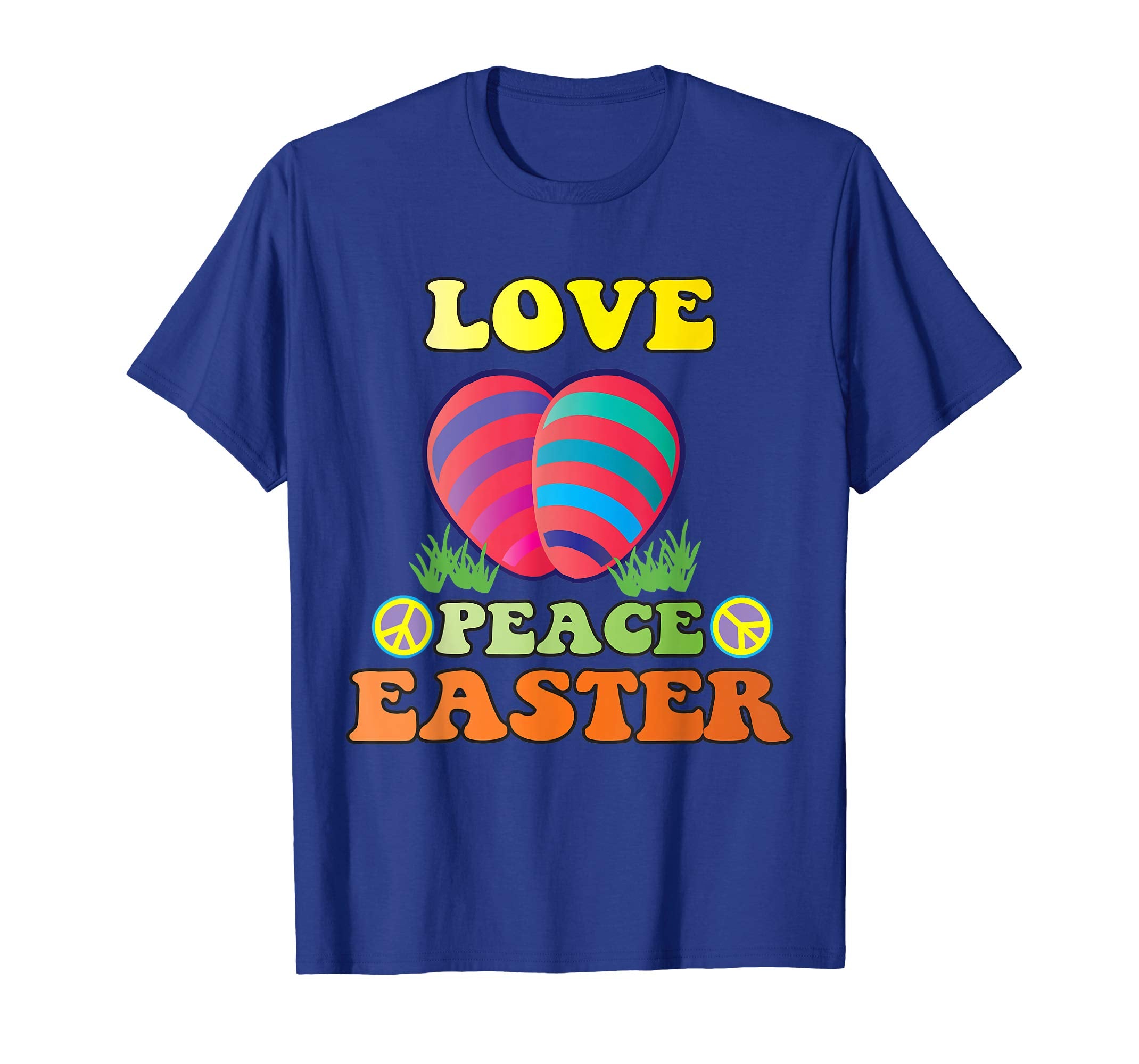 Easter Shirt For Outfit Love Peace Easter Women Girls Kids