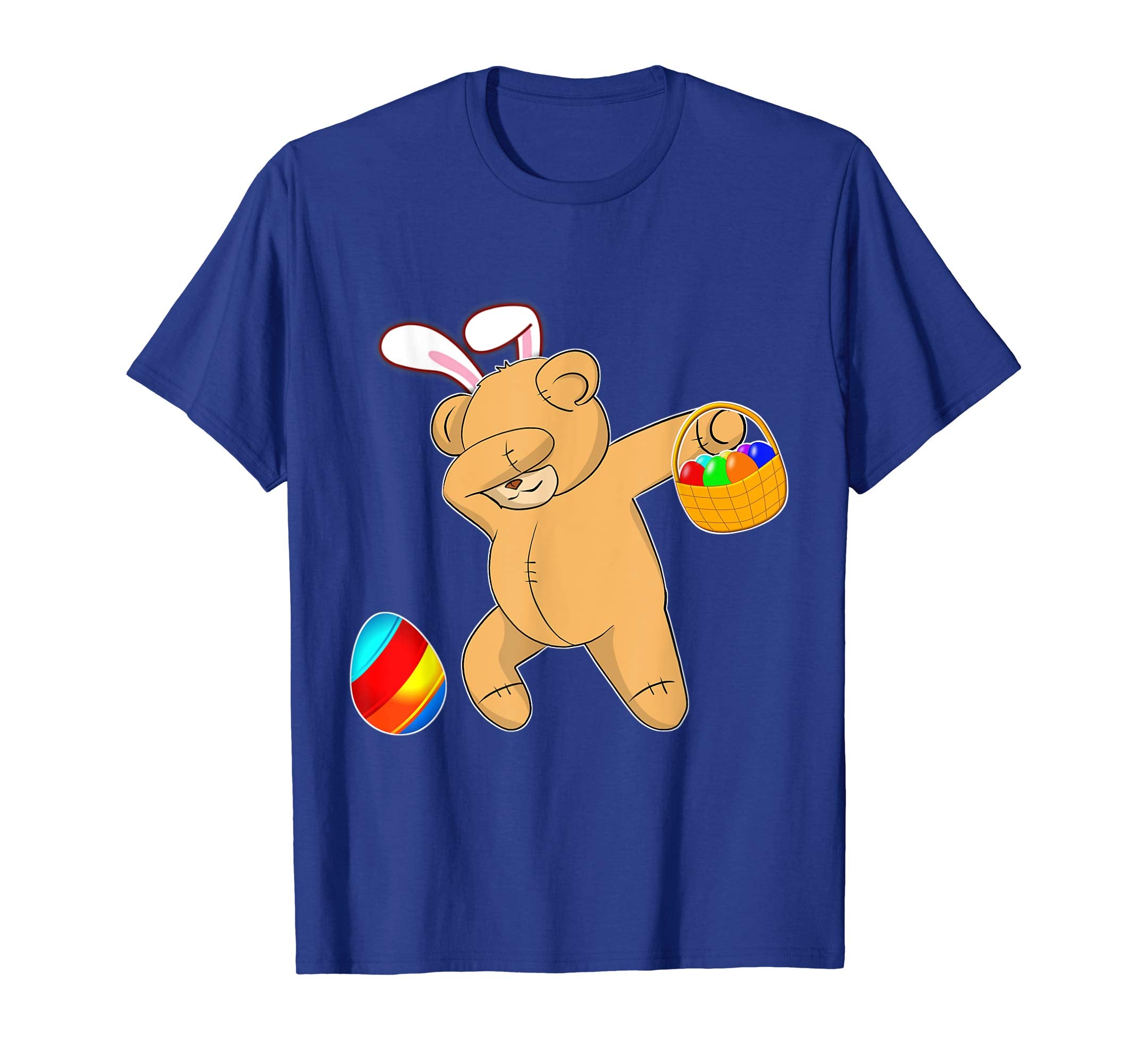Easter Bunny Dabbing Teddy Bear Tshirt Easter Egg Gift