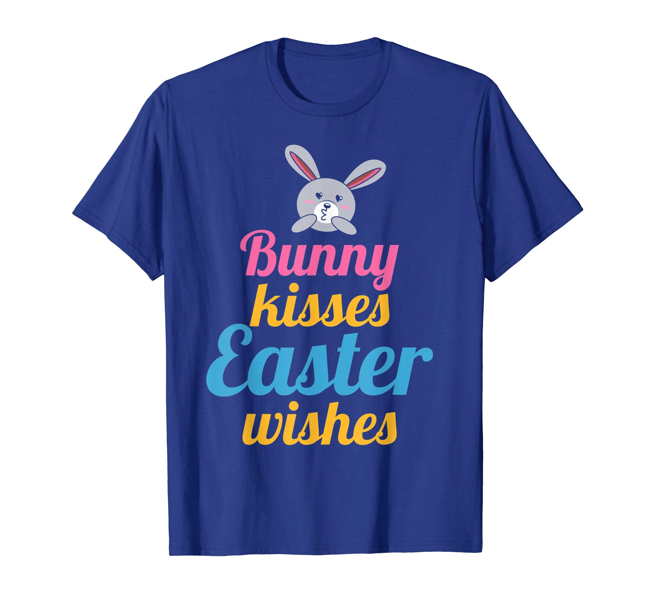 Bunny Kisses Easter Wishes Sunday Egg Hunt Hiding T Shirt