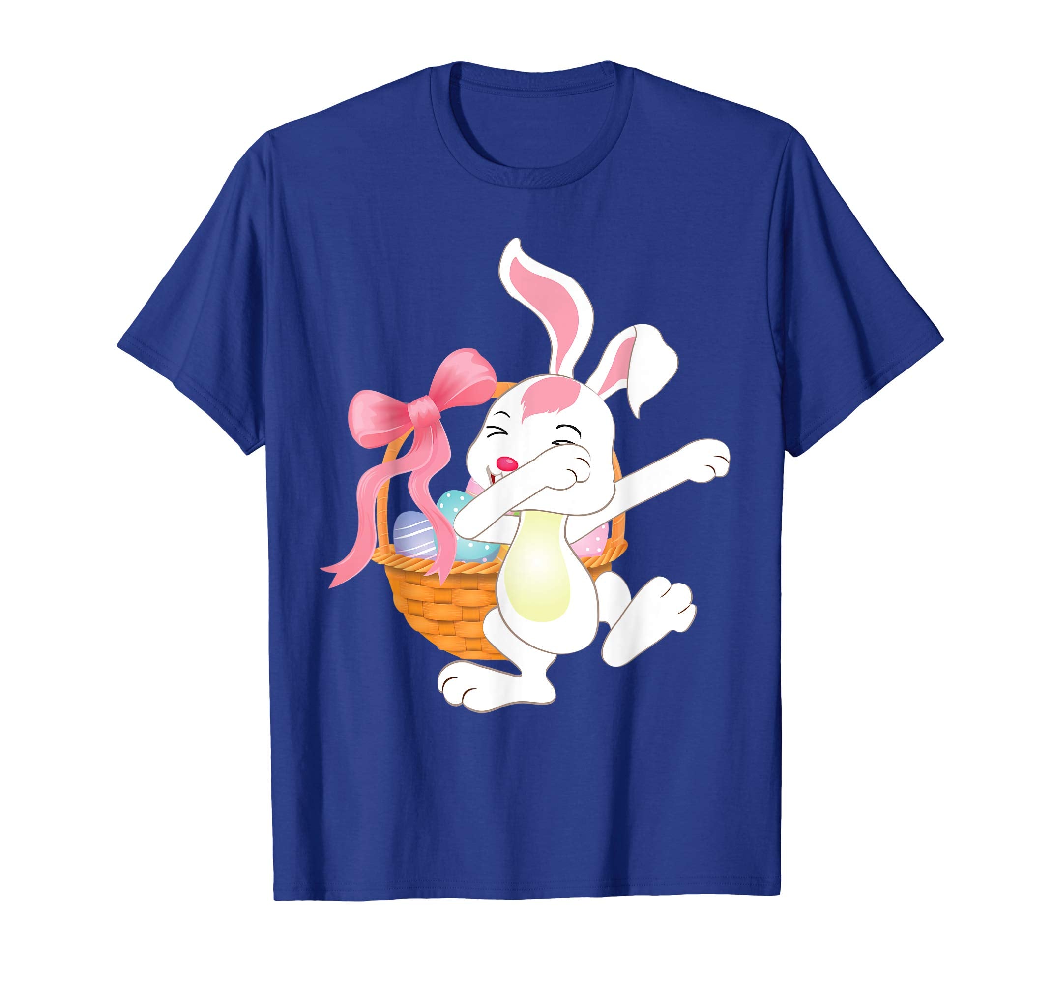 Cute Bunny Dab Dabbing Around The Easter Eggs T-Shirt Lovely