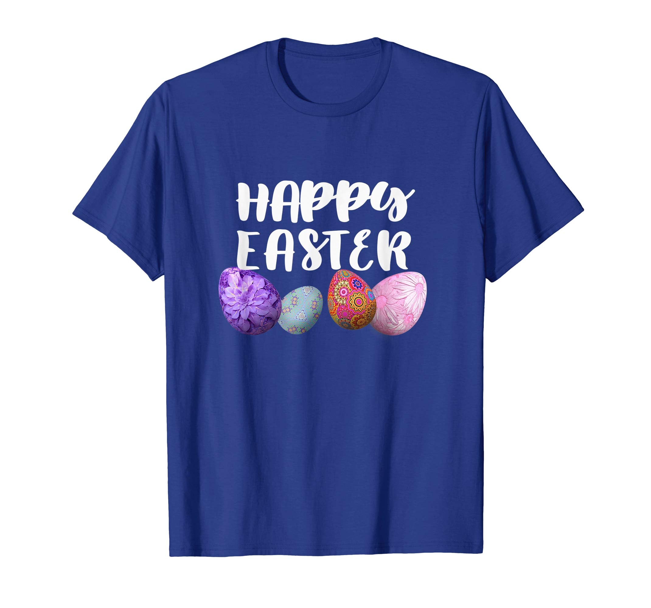 Happy Easter Holiday Shirt With Decorative Easter Eggs Tee