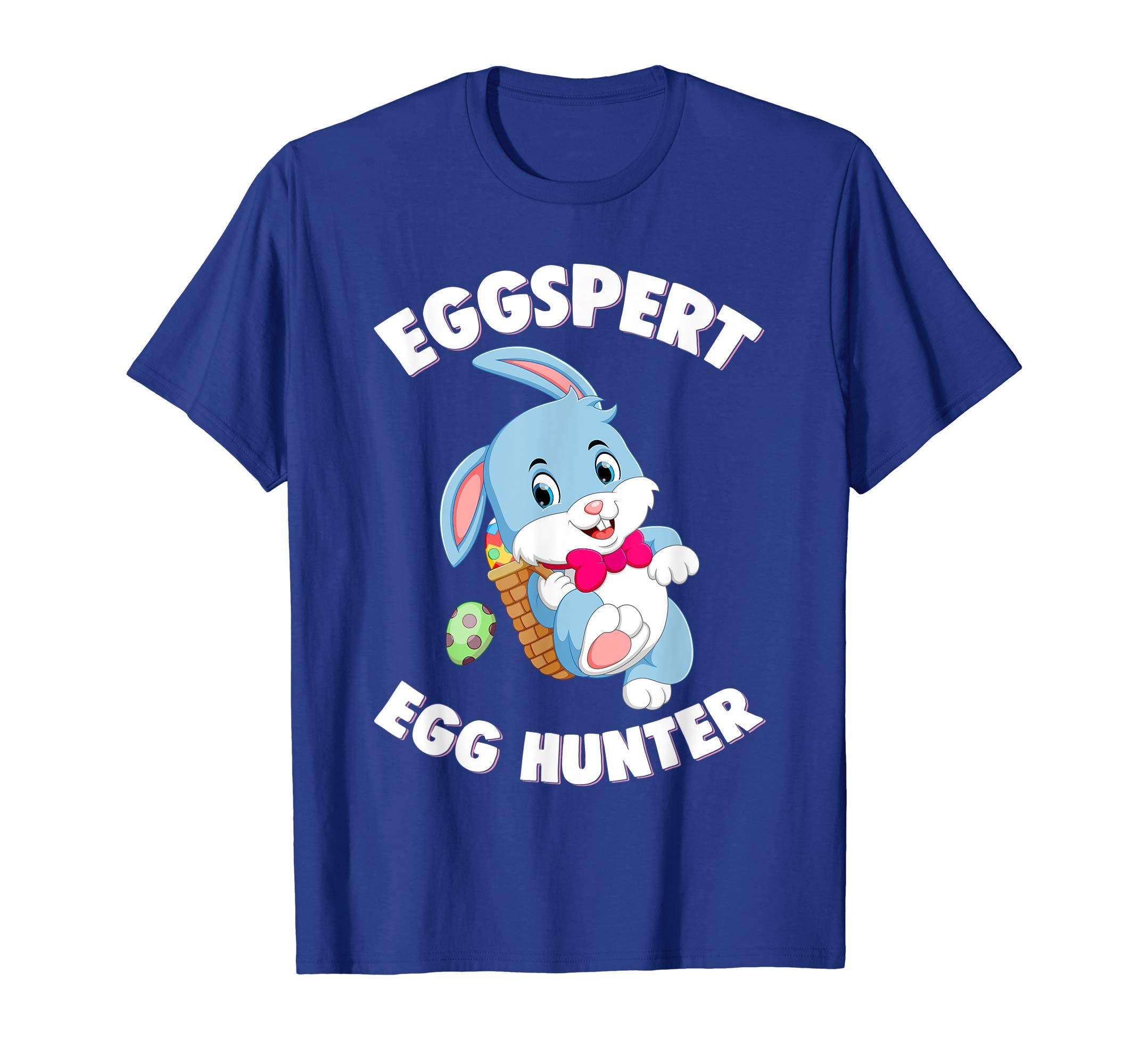Eggspert Egg Hunter Happy Easter Kids Boys Girls T Shirt