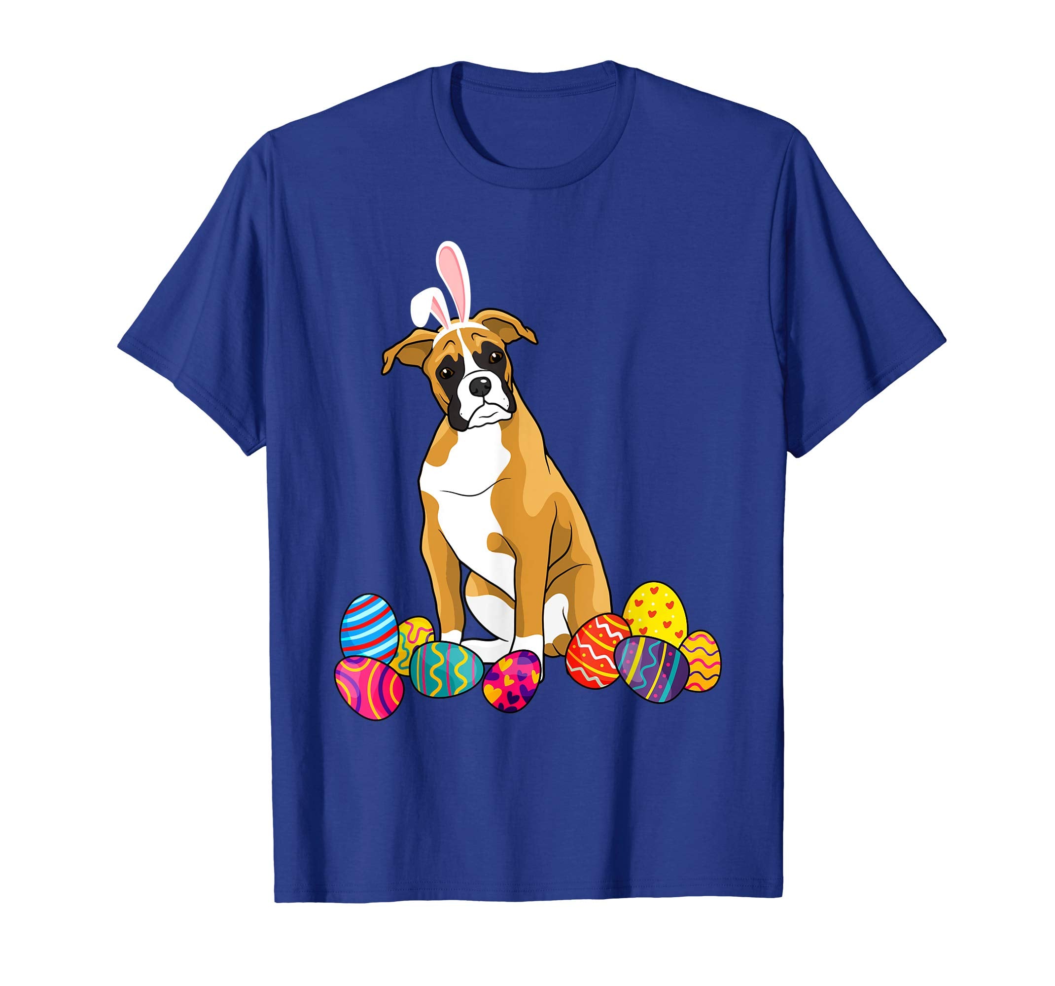 Boxer Bunny Ear With Egg Easter Easter Day Shirt