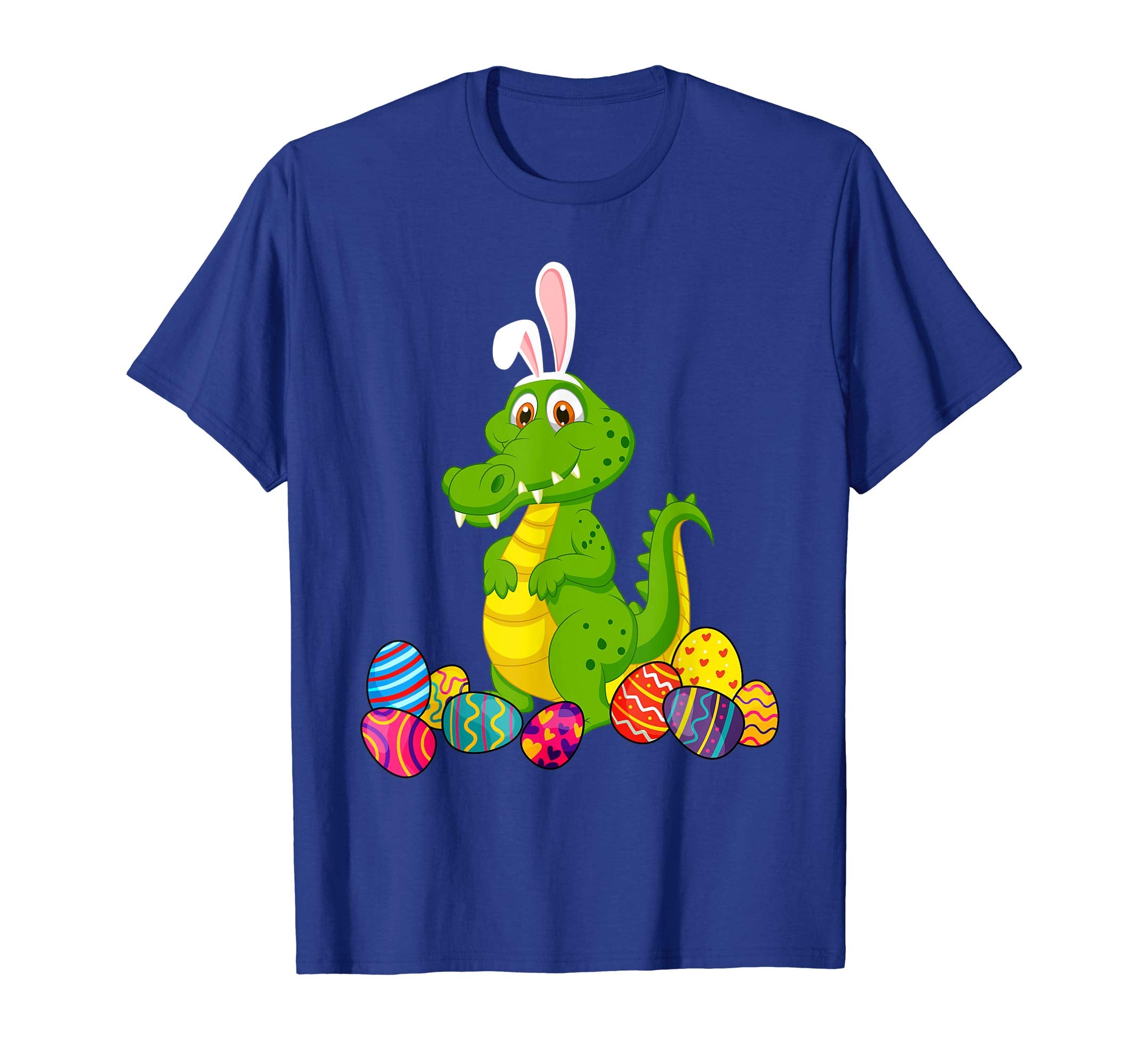 Crocodile Bunny Ear With Egg Easter Easter Day Shirt