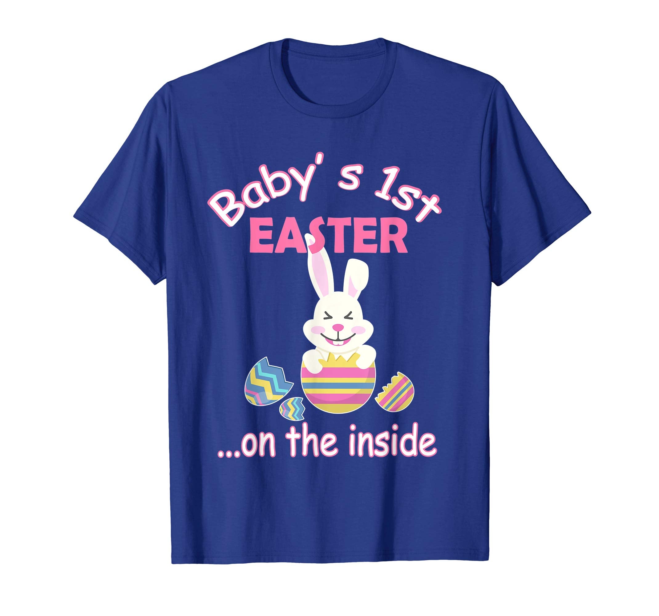 Bunny Open Easter Egg Baby's 1st Easter On The Inside Shirt