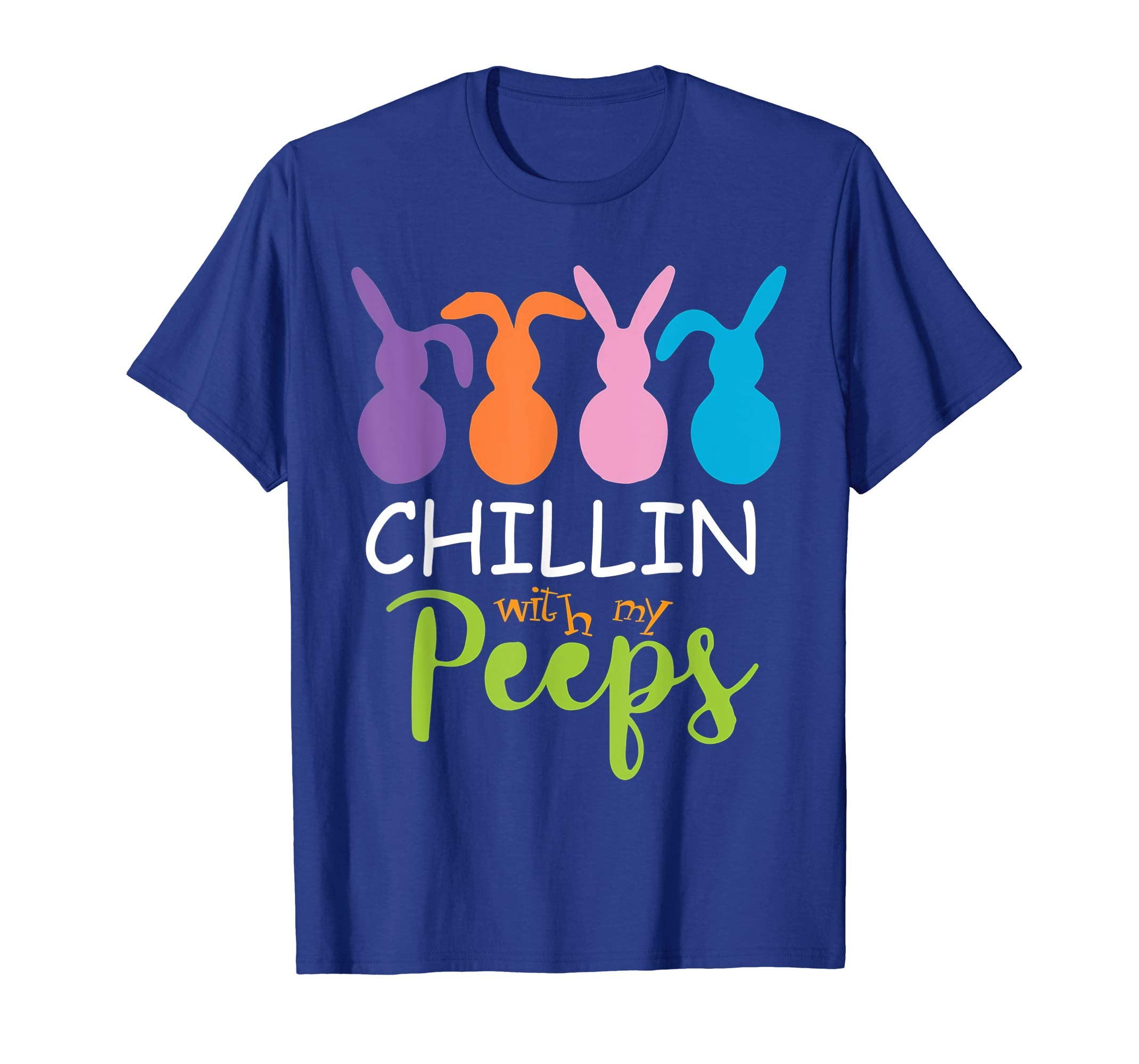 Chillin' With My Peeps Easter Bunny T-Shirt